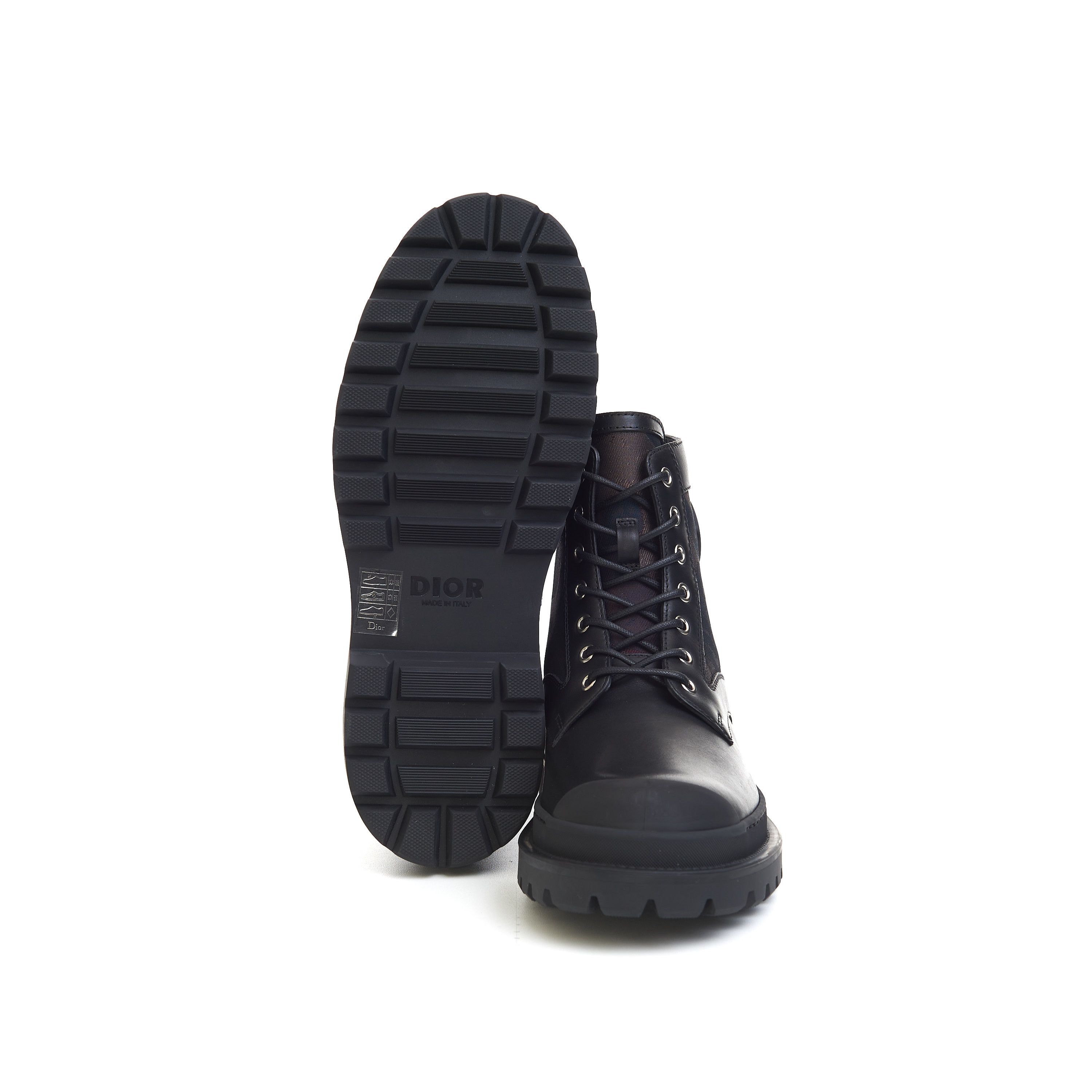 Dior x Peter Doig Explorer Ankle Boots In Black Smooth Calfskin Size US 8 / EU 41 - 10 Thumbnail