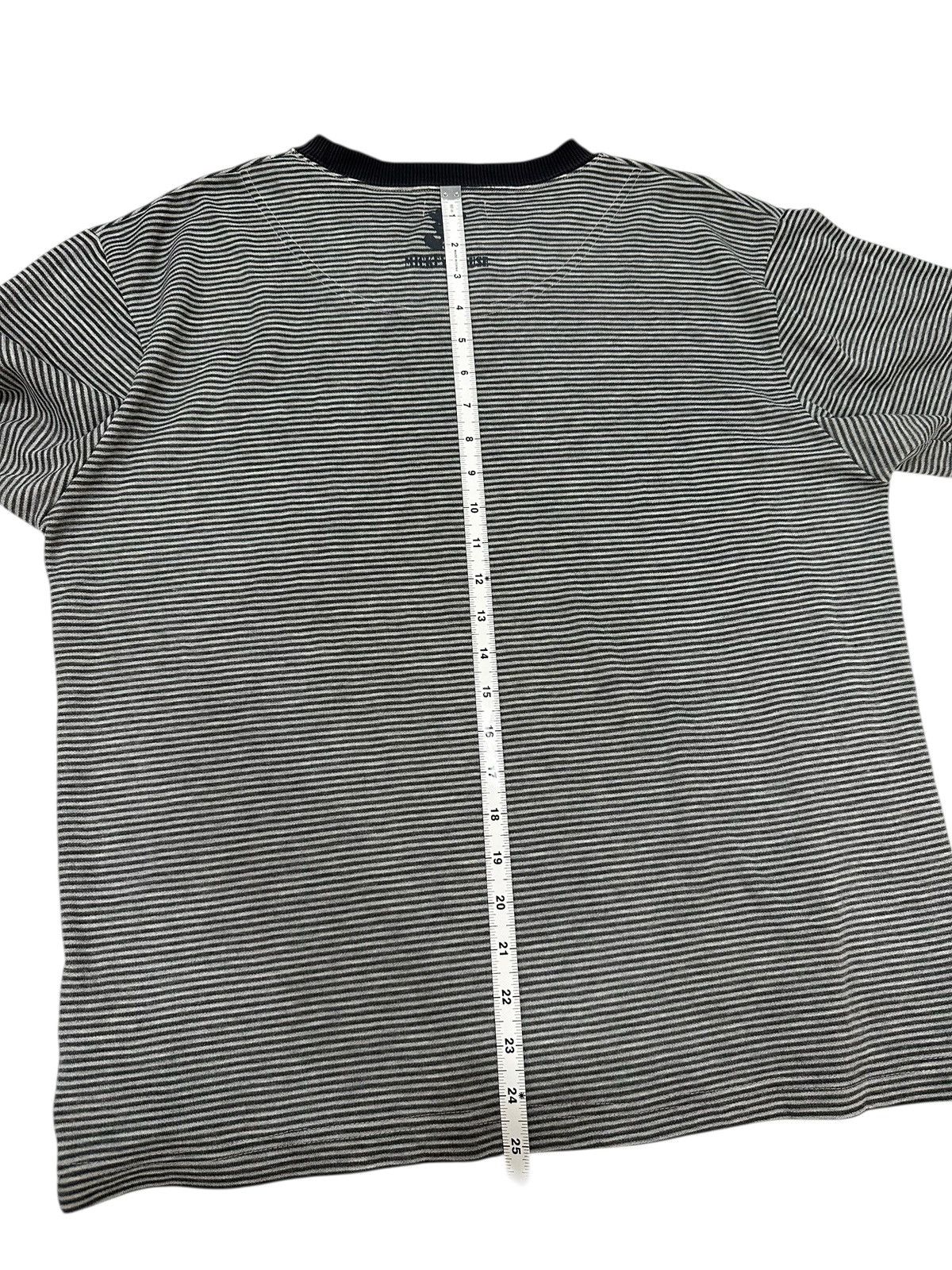 Hysteric Glamour 2000s VINTAGE MICKEY MOUSE STRIPE POEM LONG SLEEVE LGB STYLE Size US L / EU 52-54 / 3 - 9 Thumbnail