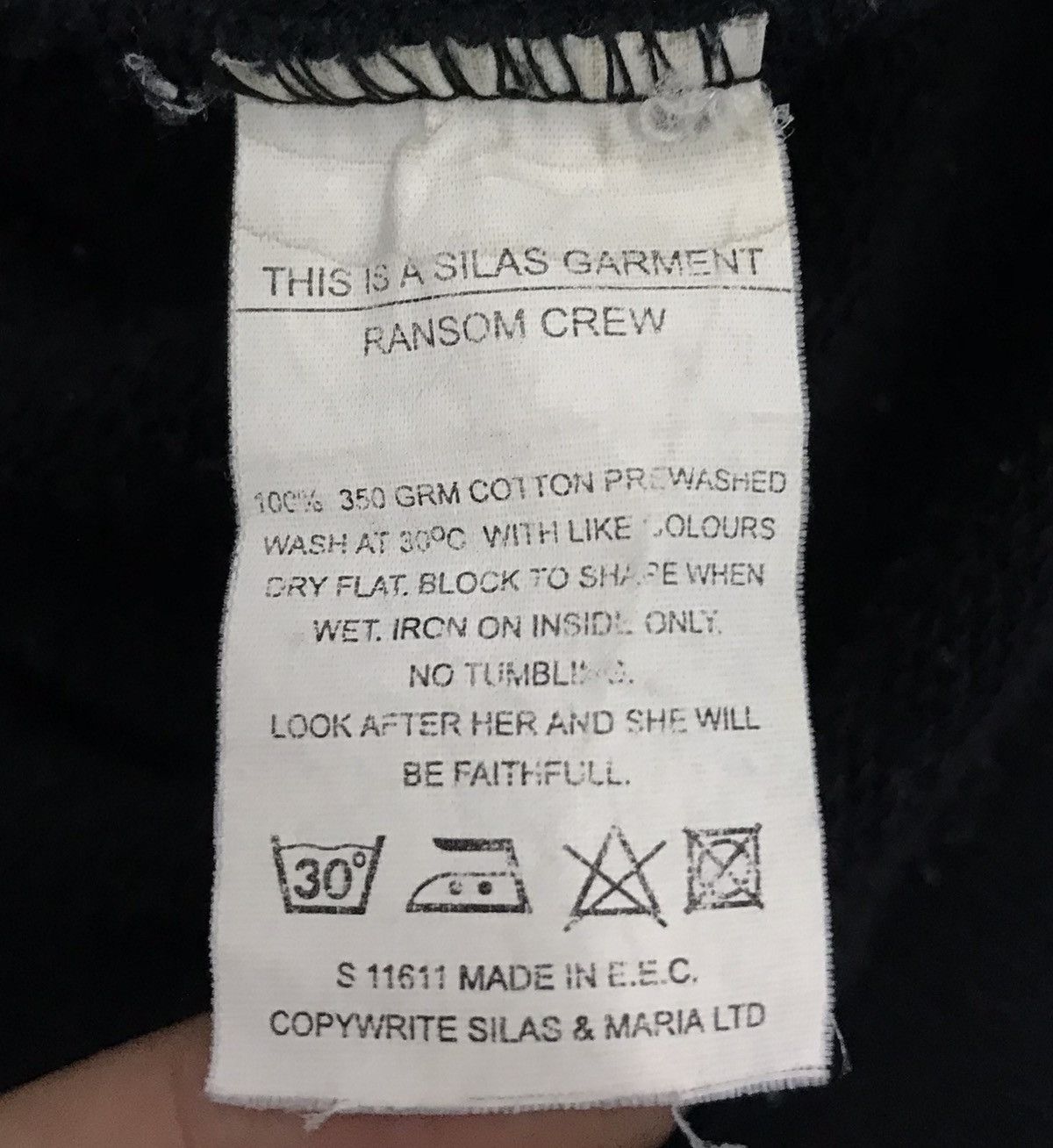 Silas × Vintage Vintage Silas Big Logo Sweatshirt Size US M / EU 48-50 / 2 - 7 Thumbnail