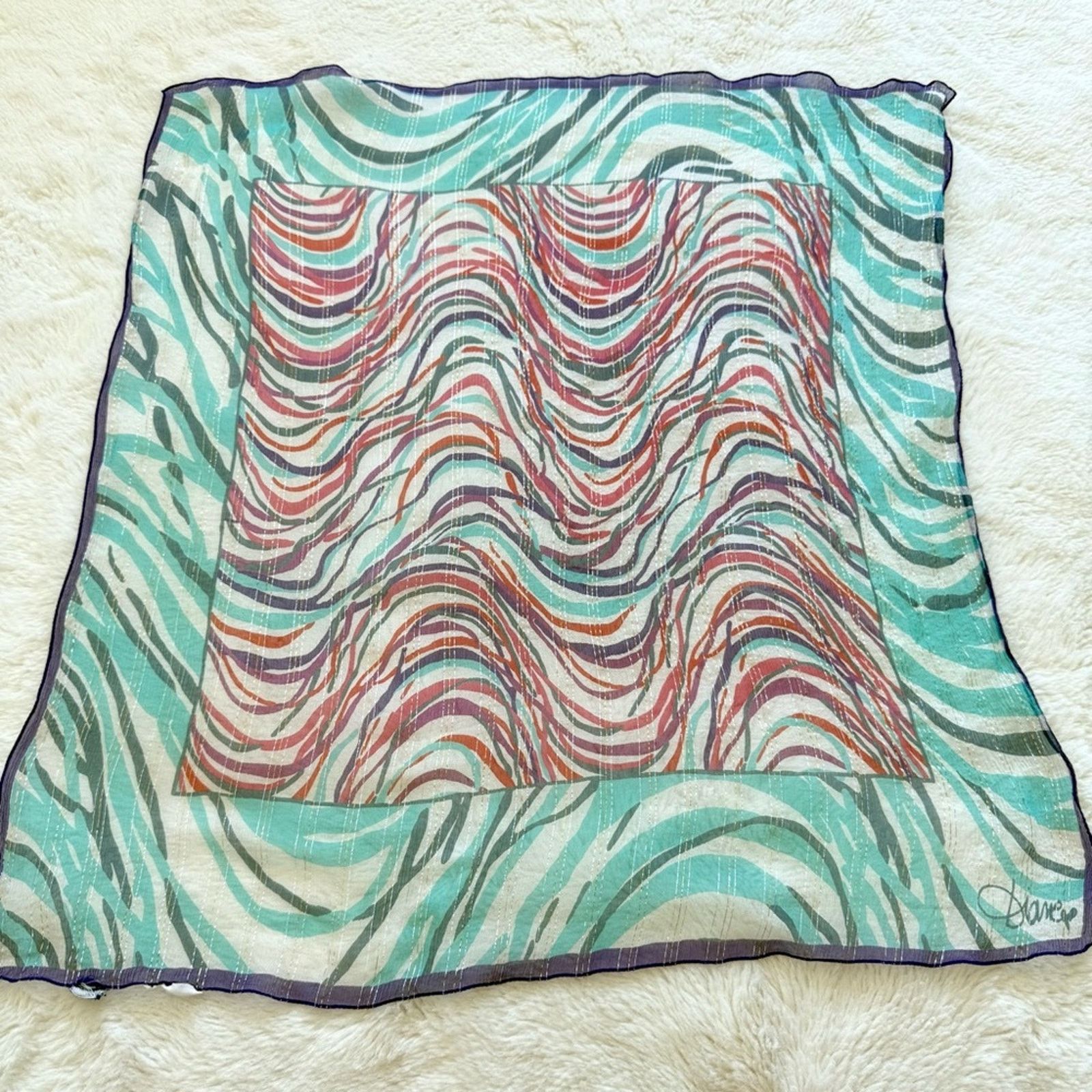 Diane von Furstenberg Diane Von Furstenberg silk scarf Size ONE SIZE - 1 Thumbnail
