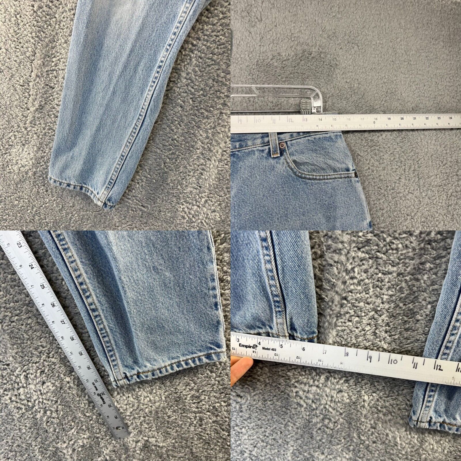 Levi's Vintage Levi's jeans Women's Relaxed Light Wash Faded 90s Size 34" / US 12 / IT 48 - 4 Thumbnail