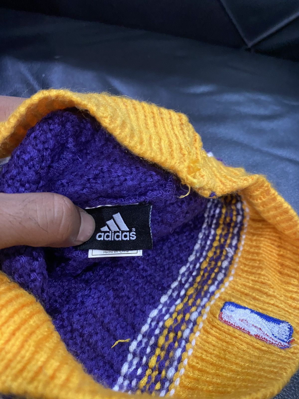 Adidas × NBA Lakers nba knit beanie Size ONE SIZE - 4 Thumbnail