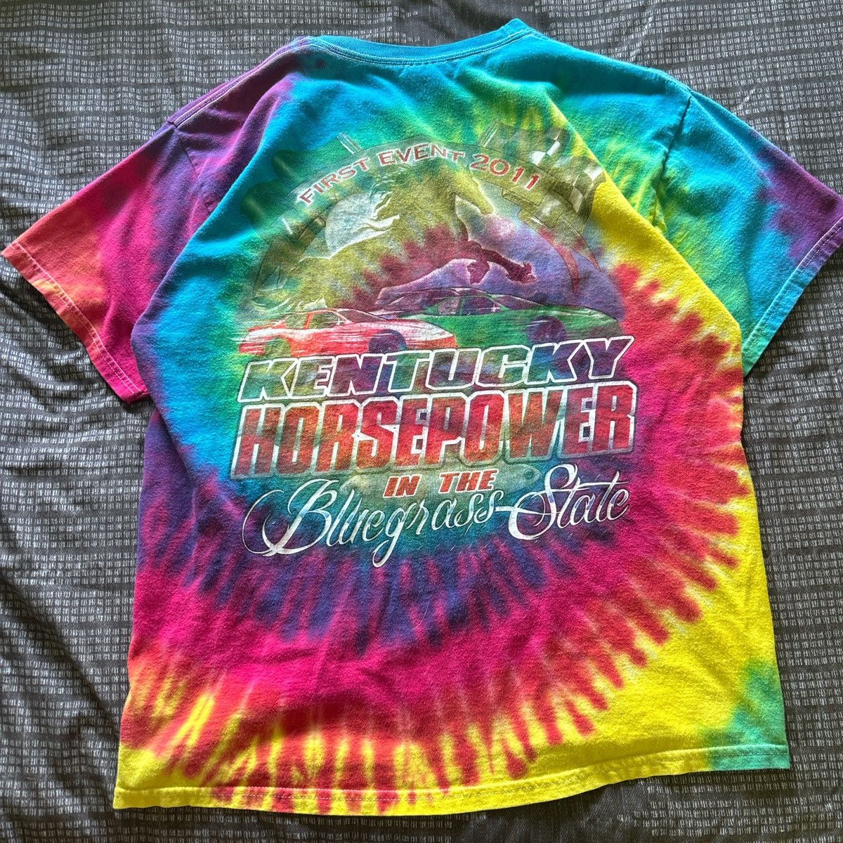 Hanes VINTAGE Tye Dye Grail🔥 Size US L / EU 52-54 / 3 - 1 Thumbnail