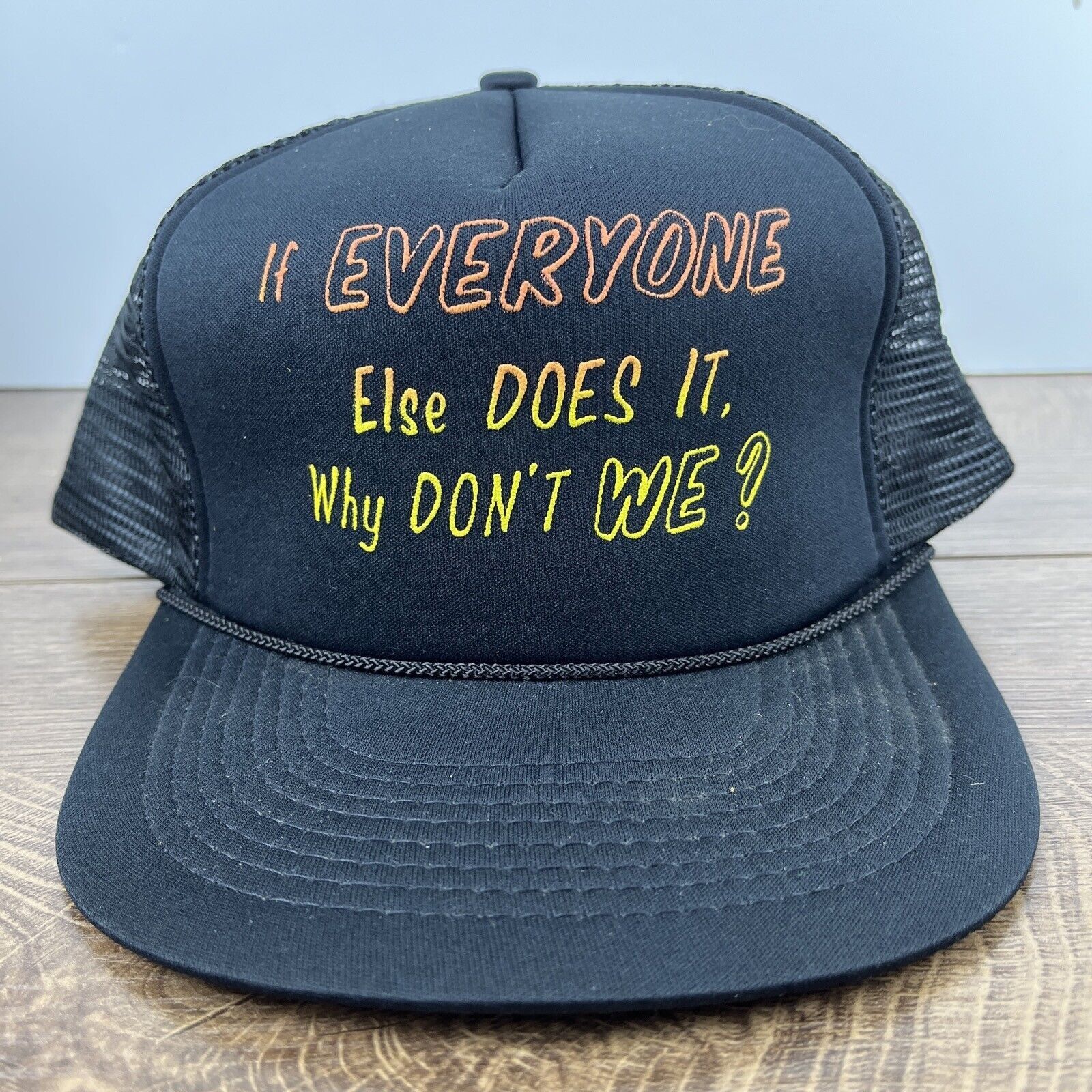 Other If Everyone Does It Hat Why Don’t We Snapback Adjustable Adu Size ONE SIZE - 2 Thumbnail
