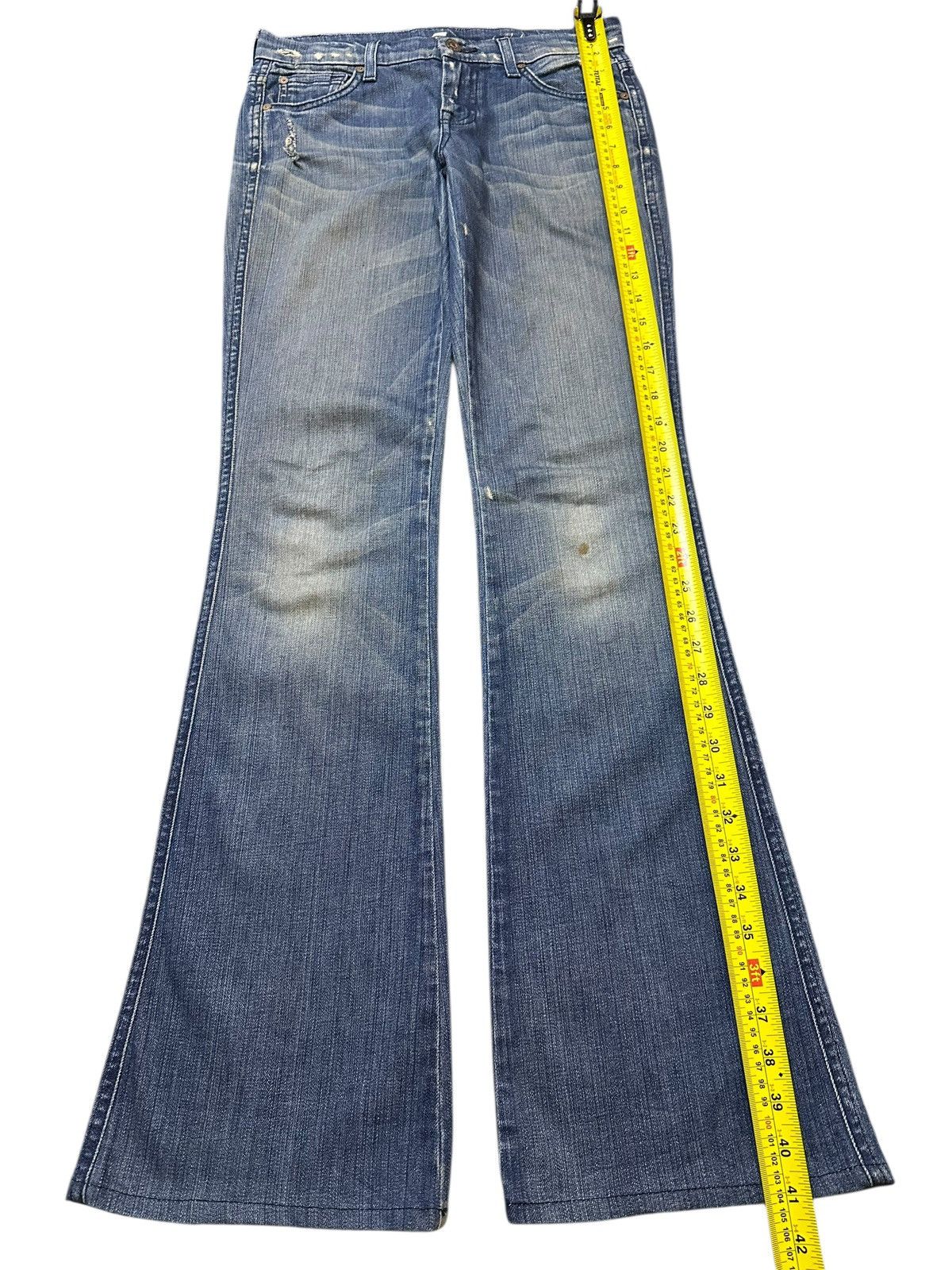 Japanese Brand Vintage Japanese Brand Blue Faded Wash Style Flare Jeans Size US 29 - 12 Thumbnail