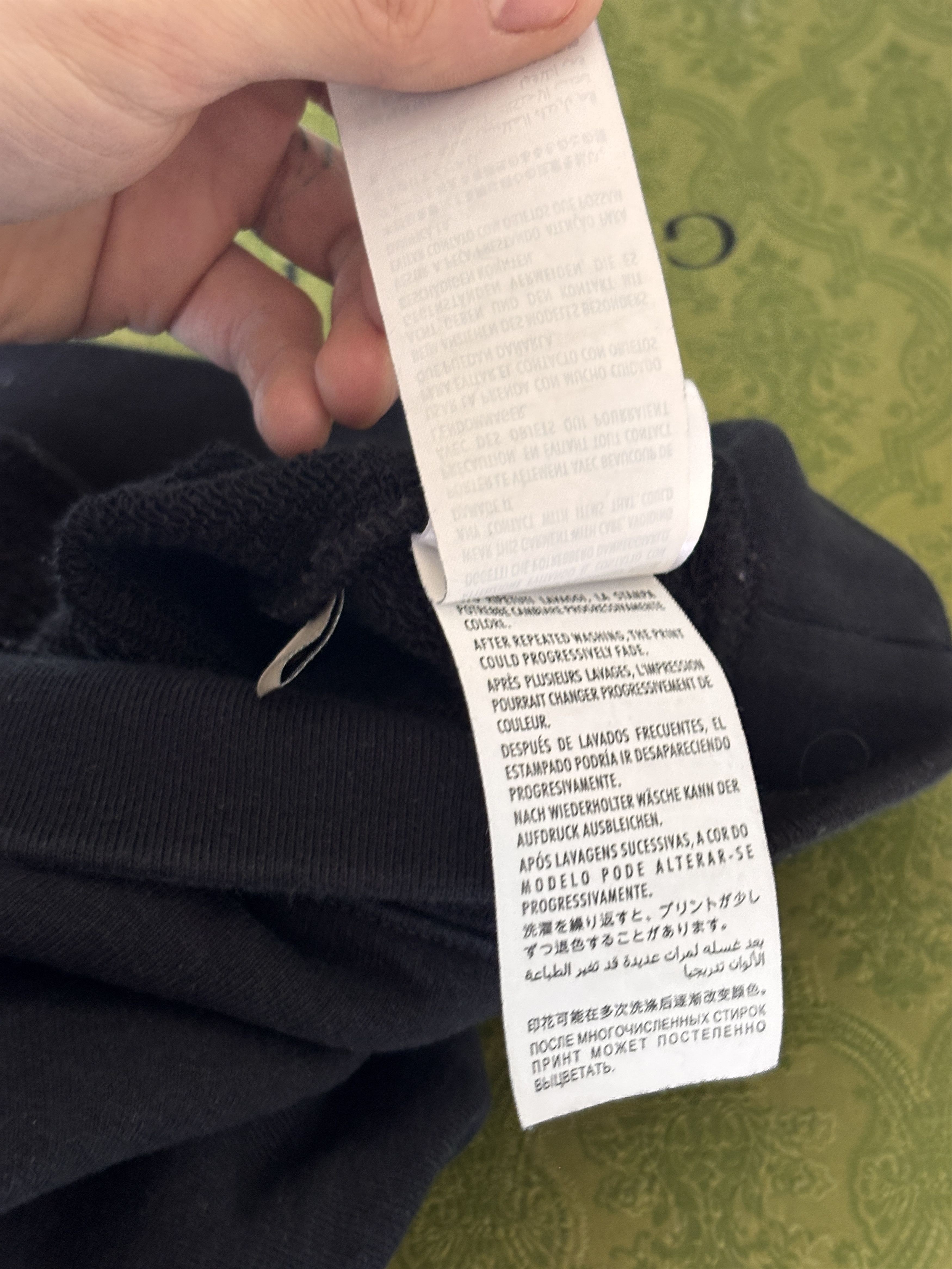 Gucci Gucci Metamorfosi Black Logo Zipper sweatshirt L Size US M / EU 48-50 / 2 - 8 Thumbnail