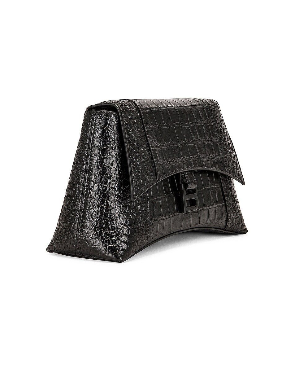 Balenciaga o1mt1gz1124 Size: OS / Downtown Small Shoulder Bag in Black Size ONE SIZE - 3 Thumbnail