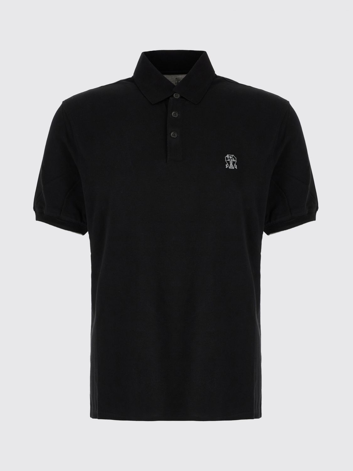 Brunello Cucinelli Brunello Cucinelli Polo Shirt Men Black Size US S / EU 44-46 / 1 - 1 Thumbnail