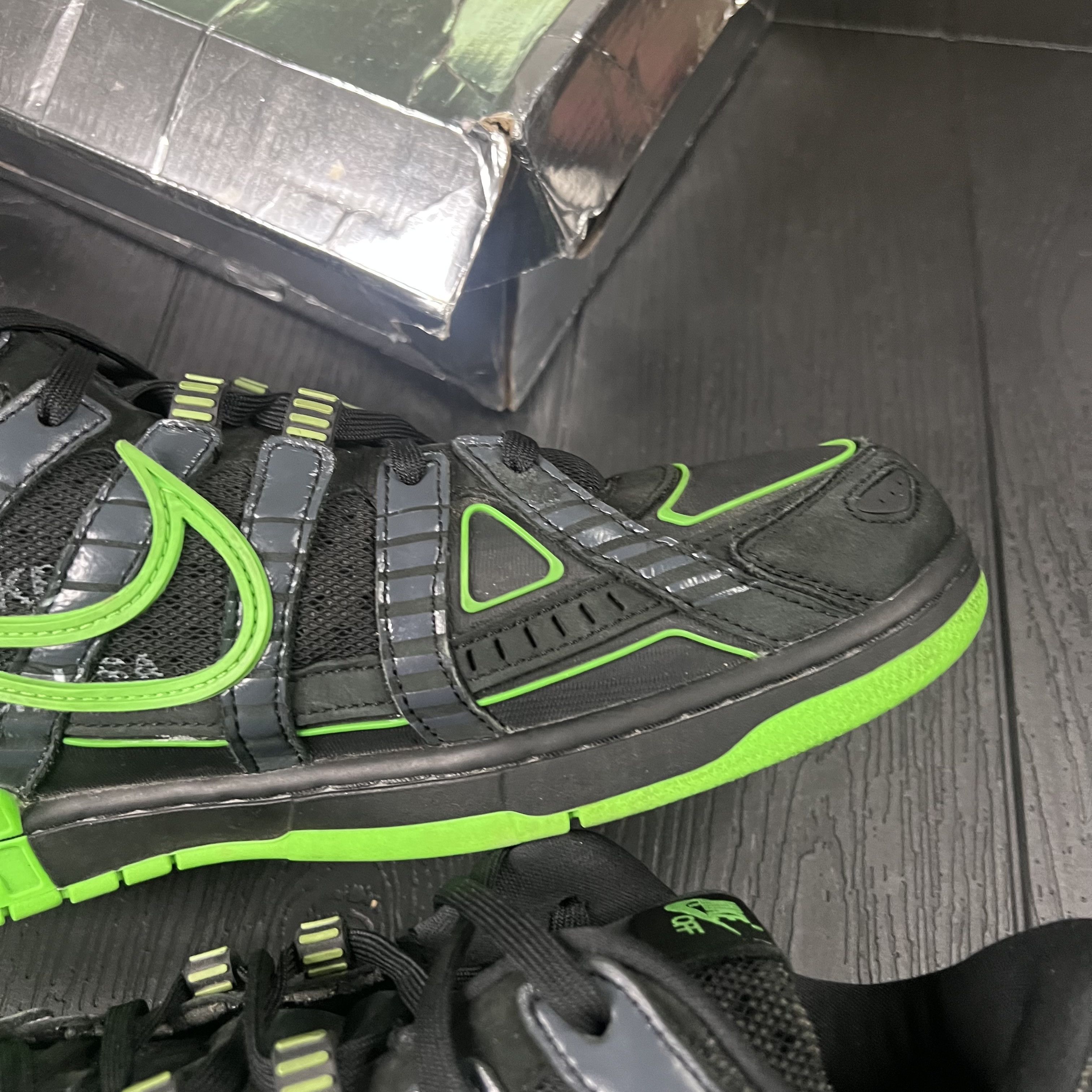 Nike × Off-White Nike Air Rubber Dunk Off-White Green Strike (2020) Size US 15 / EU 48 - 9 Thumbnail