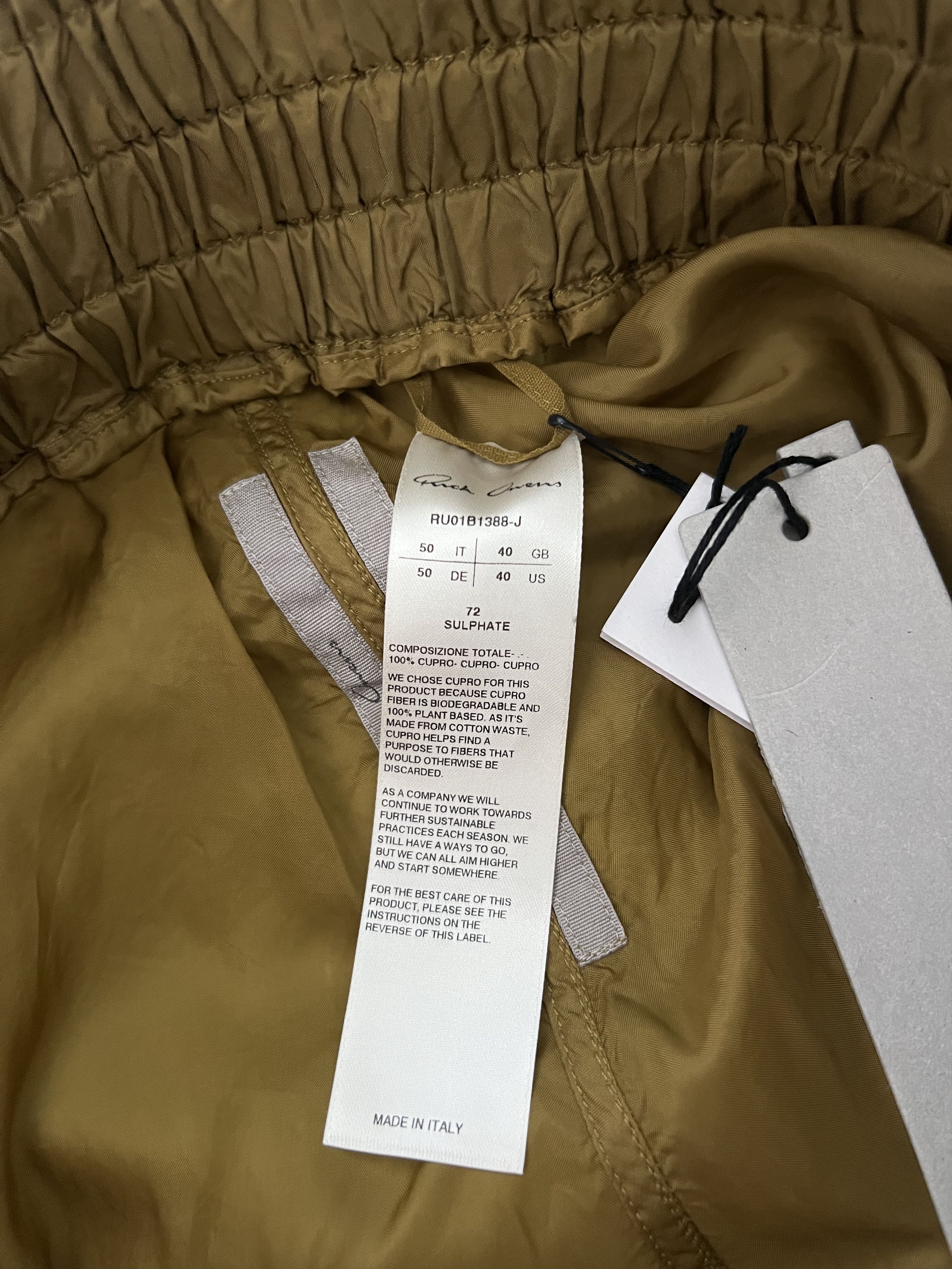 Rick Owens Rick Owens Boxing Shorts in Sulphate Yellow Size US 34 / EU 50 - 8 Thumbnail