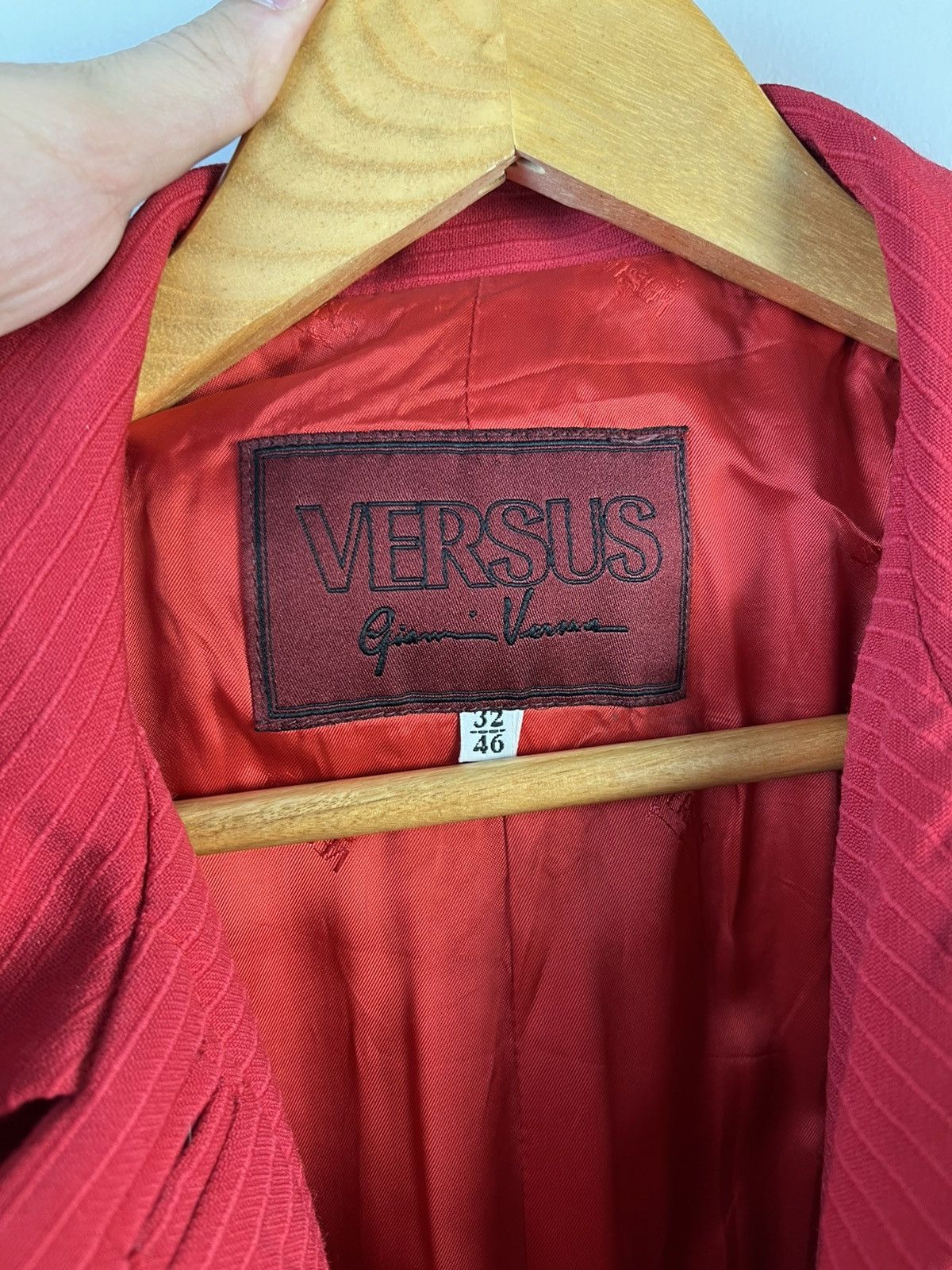 Versus Versace Medusa Button Wool Vintage Blazer Italy