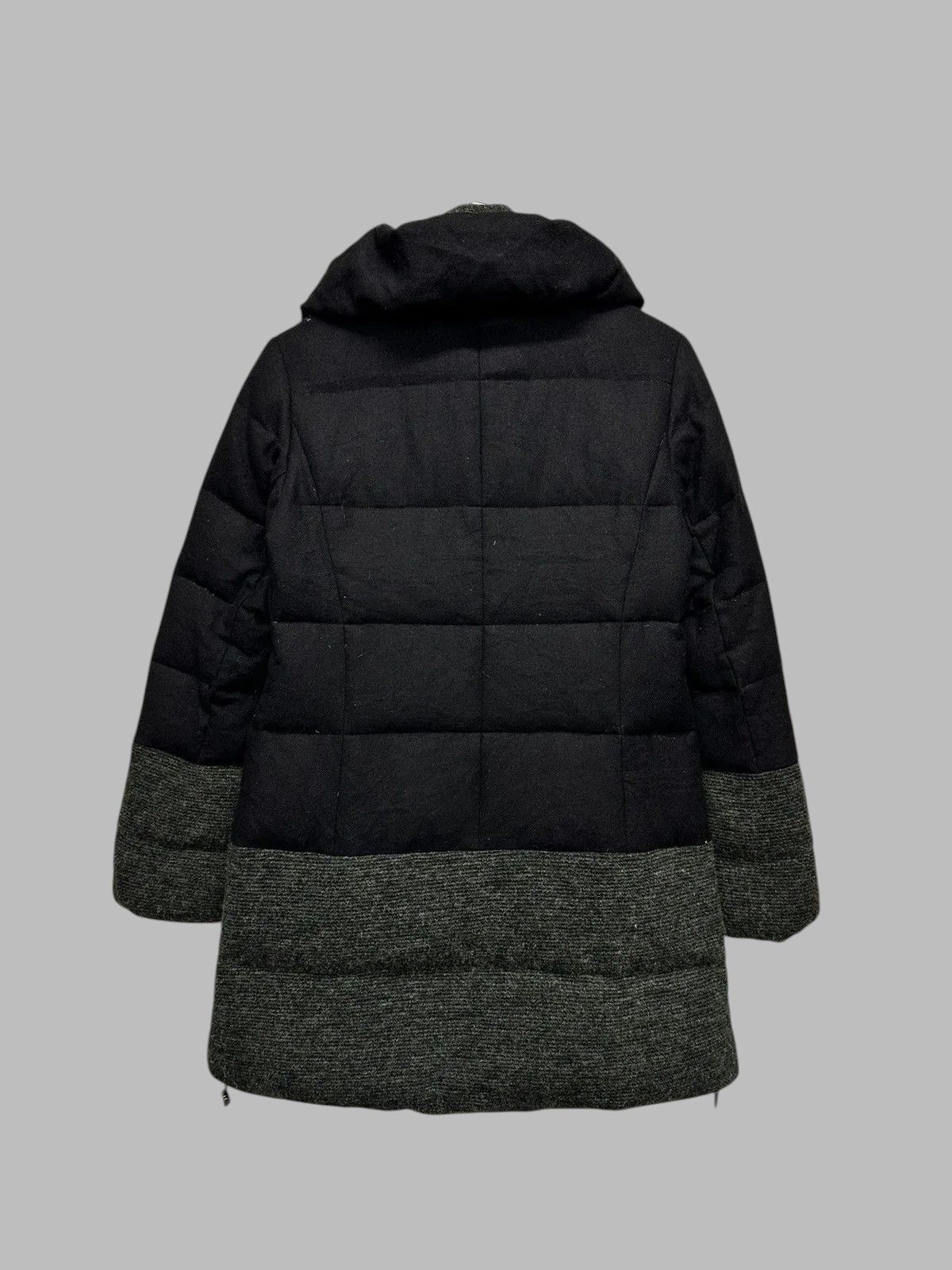 KMRii Raffia Black Wool Coat Elegant Minimalist Longline Style Size US M / EU 48-50 / 2 - 9 Thumbnail