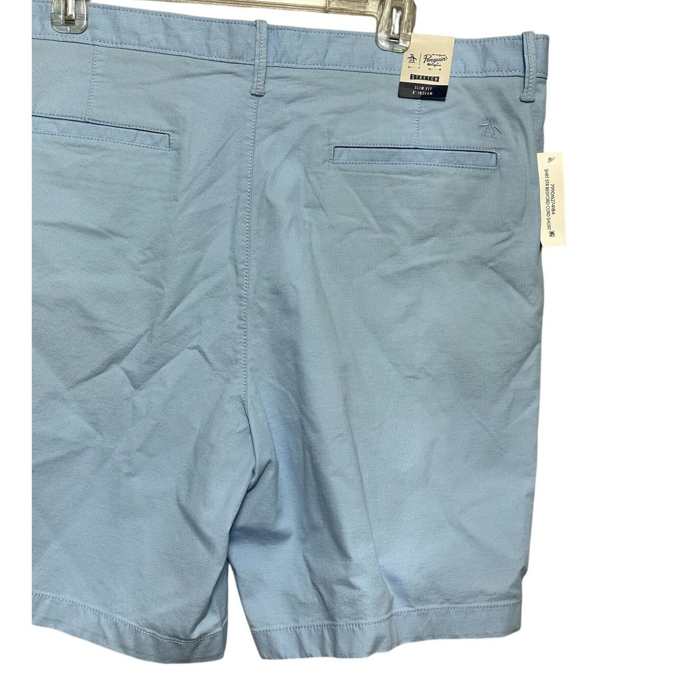 Original Penguin Original Penguin Chino Shorts Solid Light Blue Men's 38 NWT Size US 38 / EU 54 - 7 Thumbnail