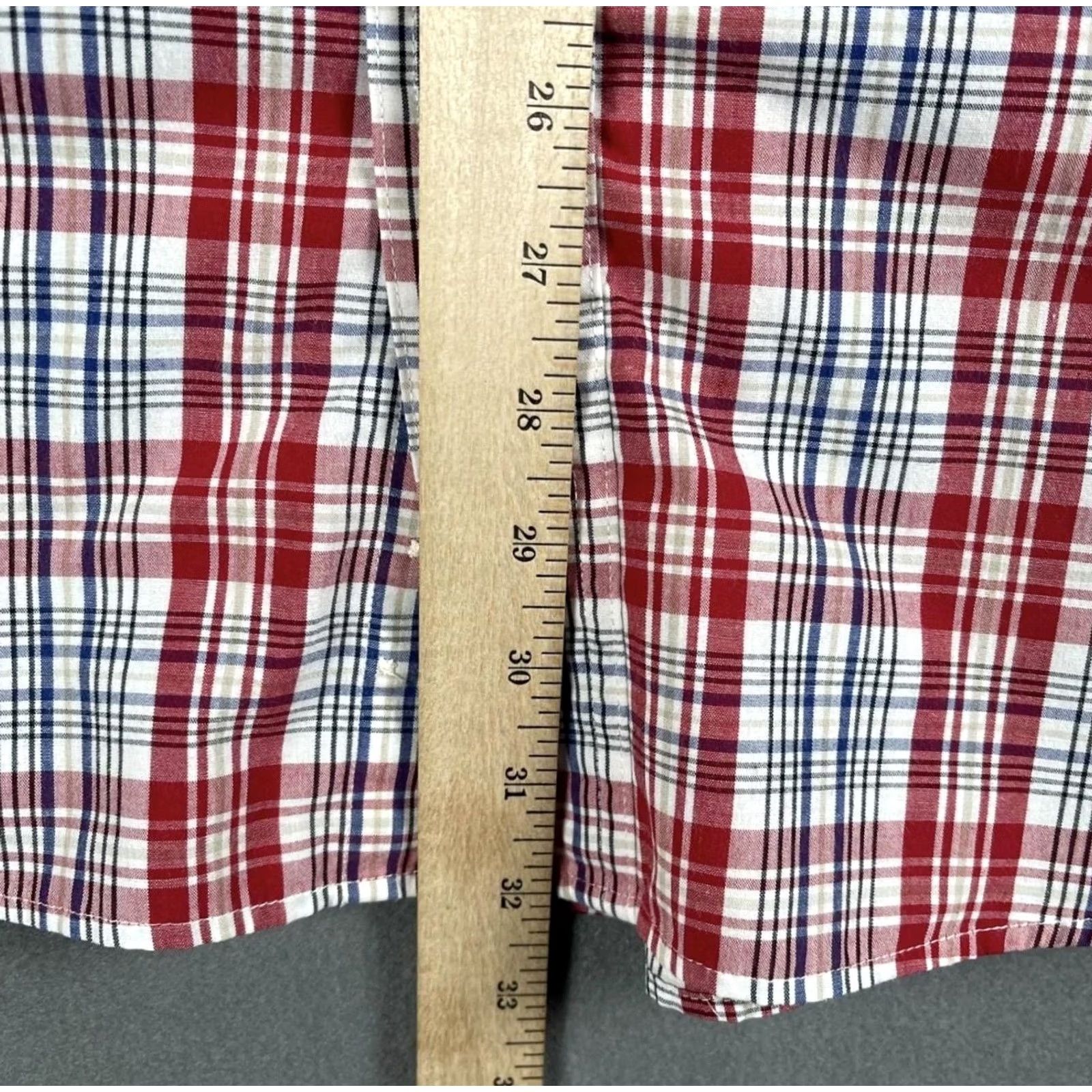 Ralph Lauren VTG Chaps Ralph Lauren Mens Large Red Plaid Button-Up Casual Shirt Size US L / EU 52-54 / 3 - 7 Thumbnail