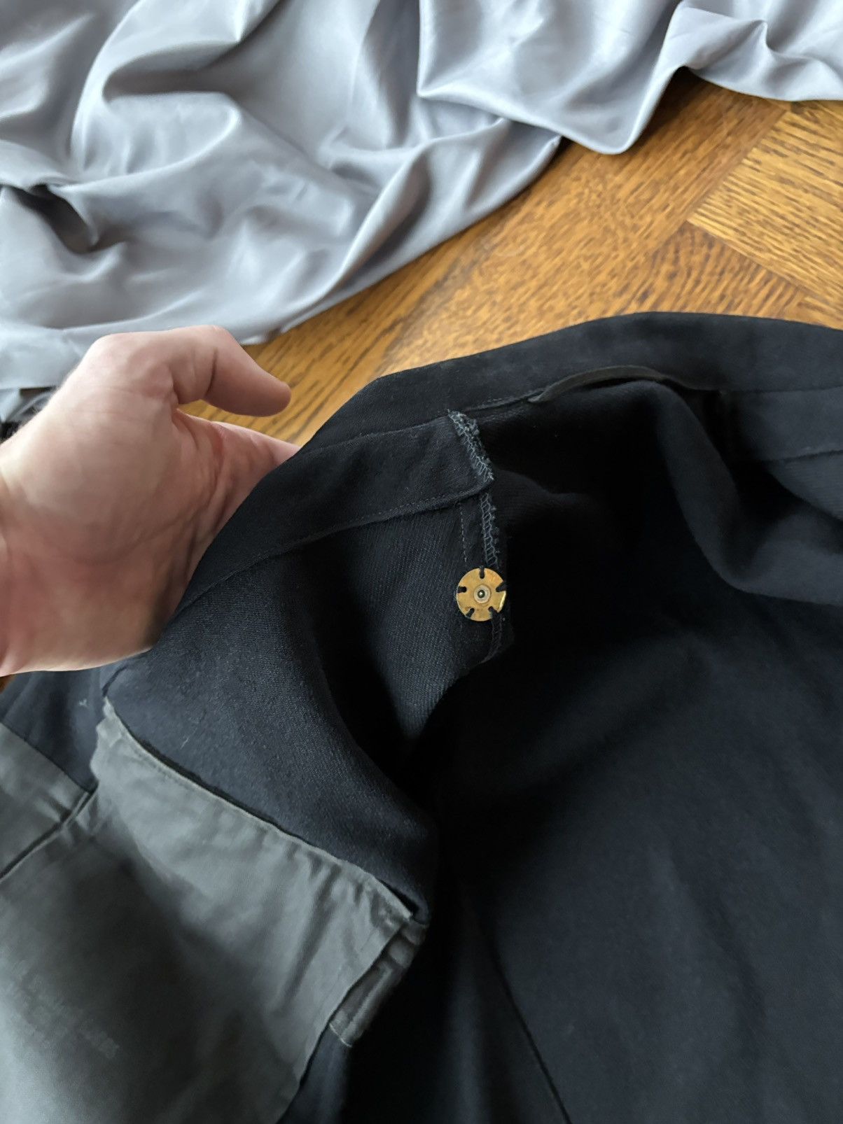 Vintage 1950s Battledress Jacket WW2 Cropped Military Wool Flight US Size US S / EU 44-46 / 1 - 8 Thumbnail