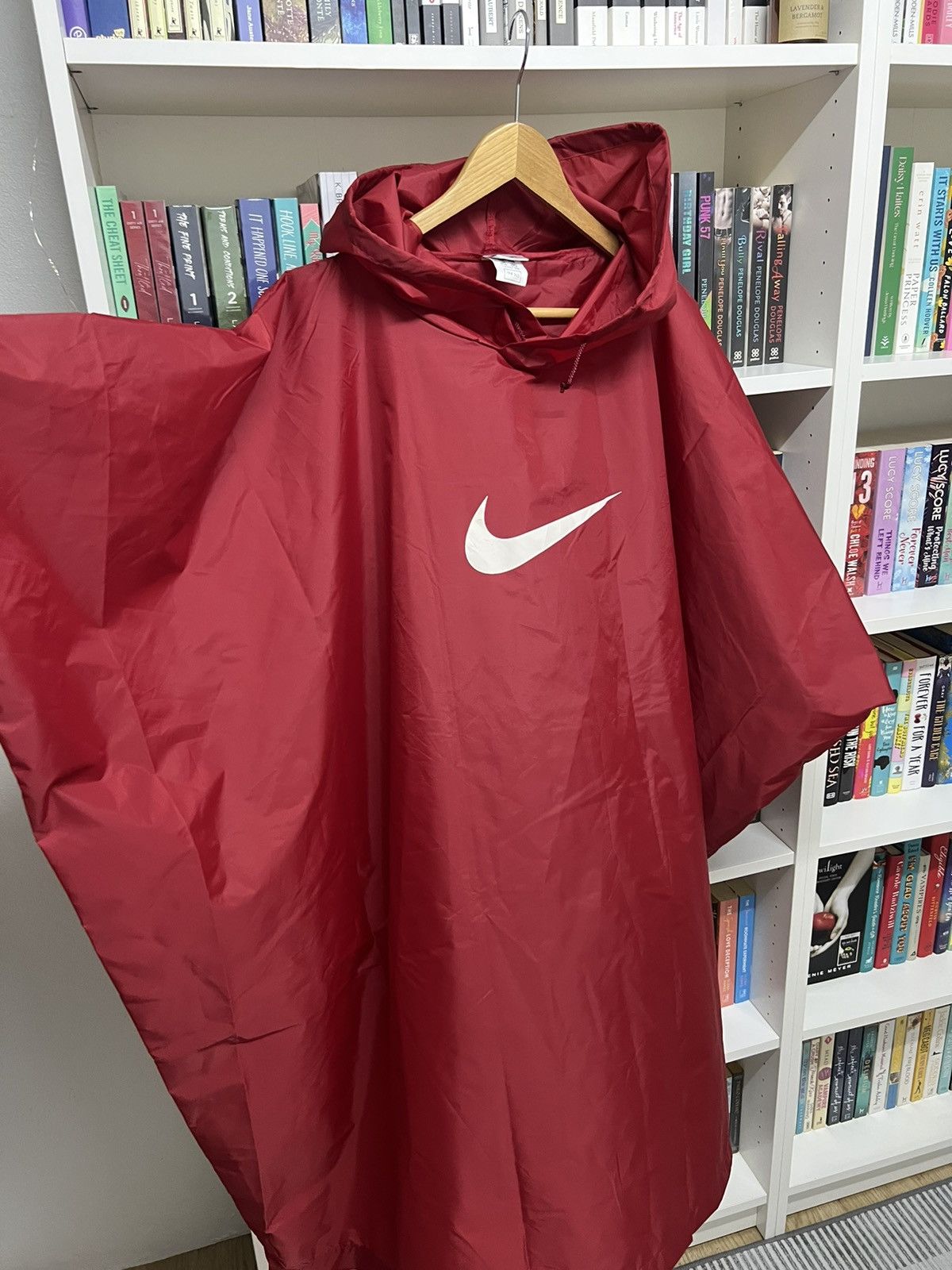 Nike Vintage NIKE Centre Swoosh Cloak Raincoat Size US L / EU 52-54 / 3 - 2 Thumbnail