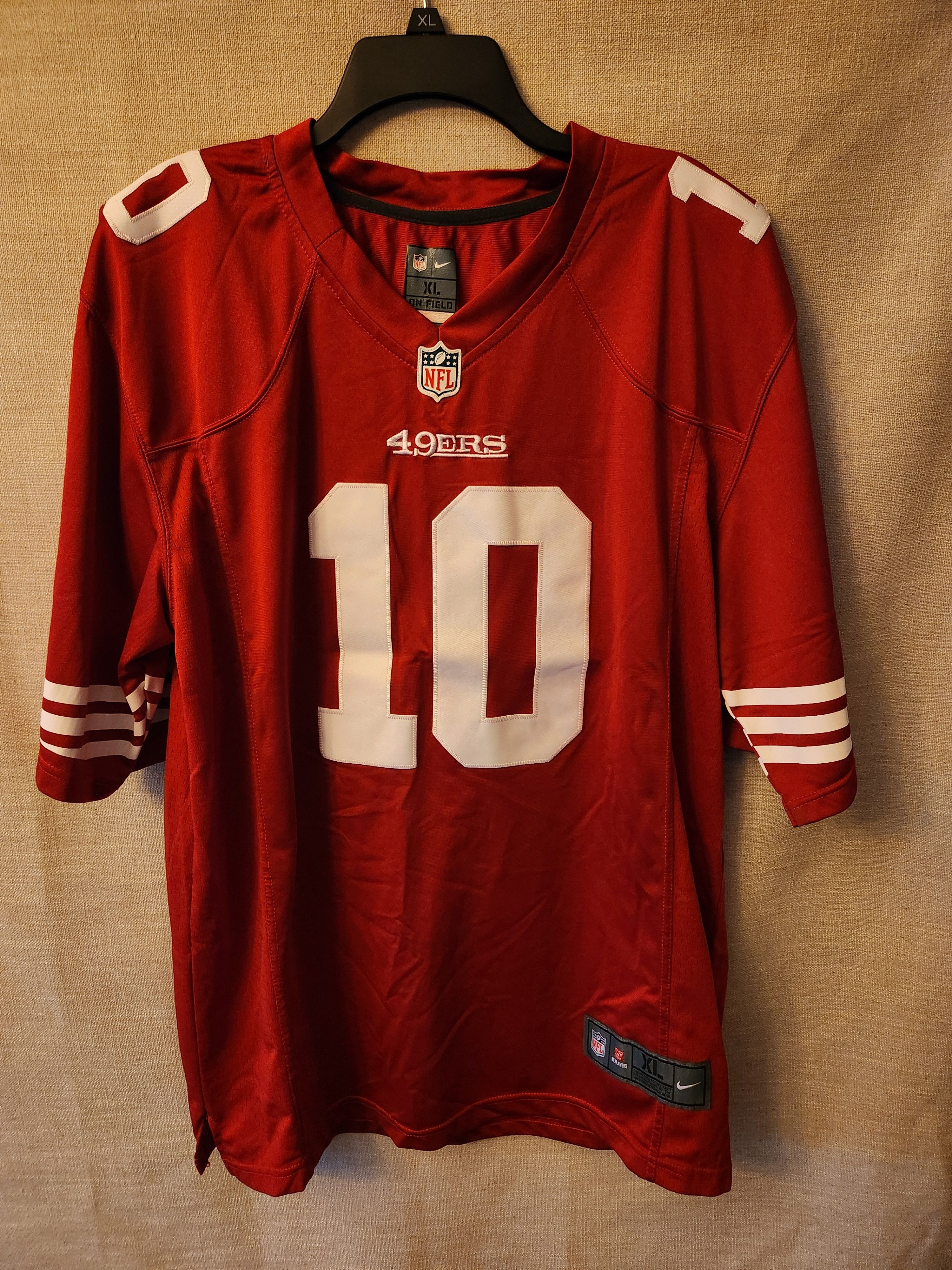 Nike NWOT Jimmy Garoppolo San Francisco 49ers NFL Player Jersey Size US XL / EU 56 / 4 - 2 Thumbnail