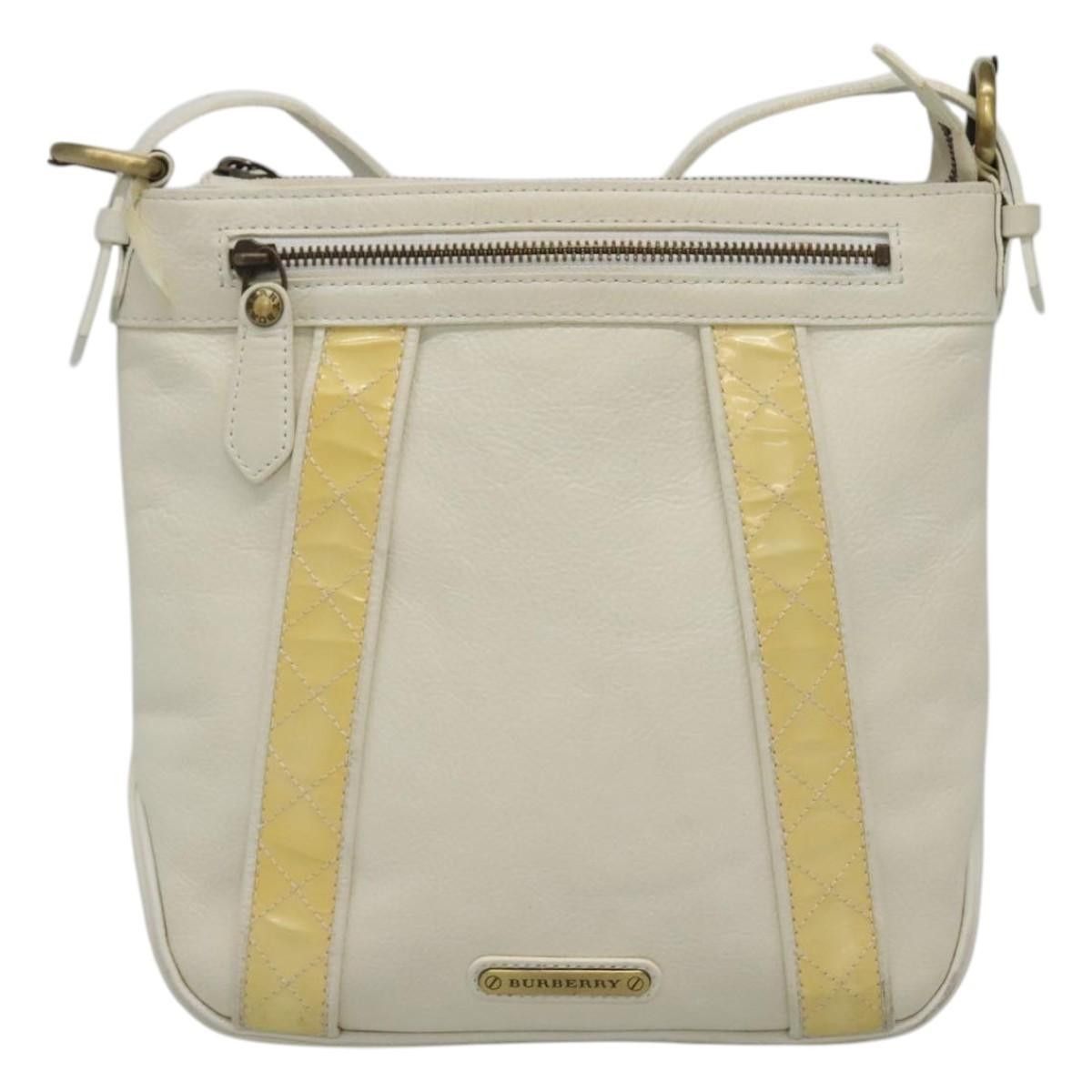 Burberry - Beige Leather Shoulder Bag (Pre-Owned) Size ONE SIZE - 1 Thumbnail
