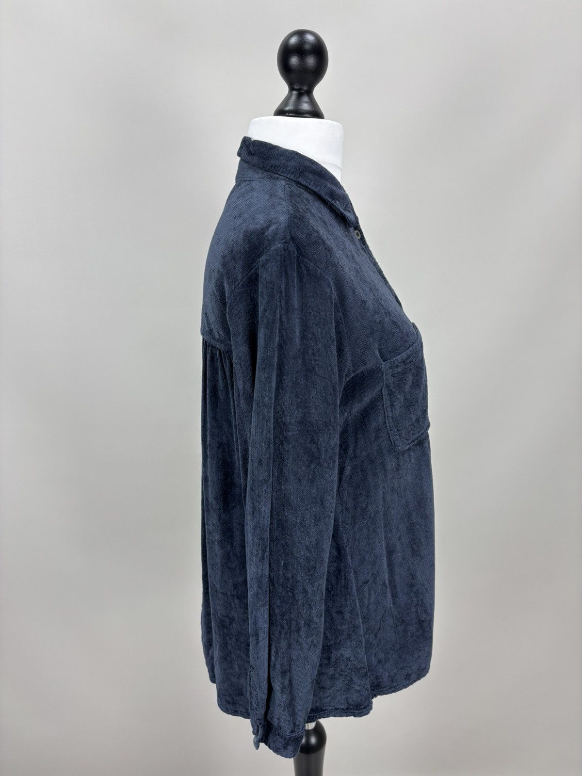 Transit Womens corduroy shirt Transit Par Such Size 2 Color Blue Size M / US 6-8 / IT 42-44 - 4 Thumbnail