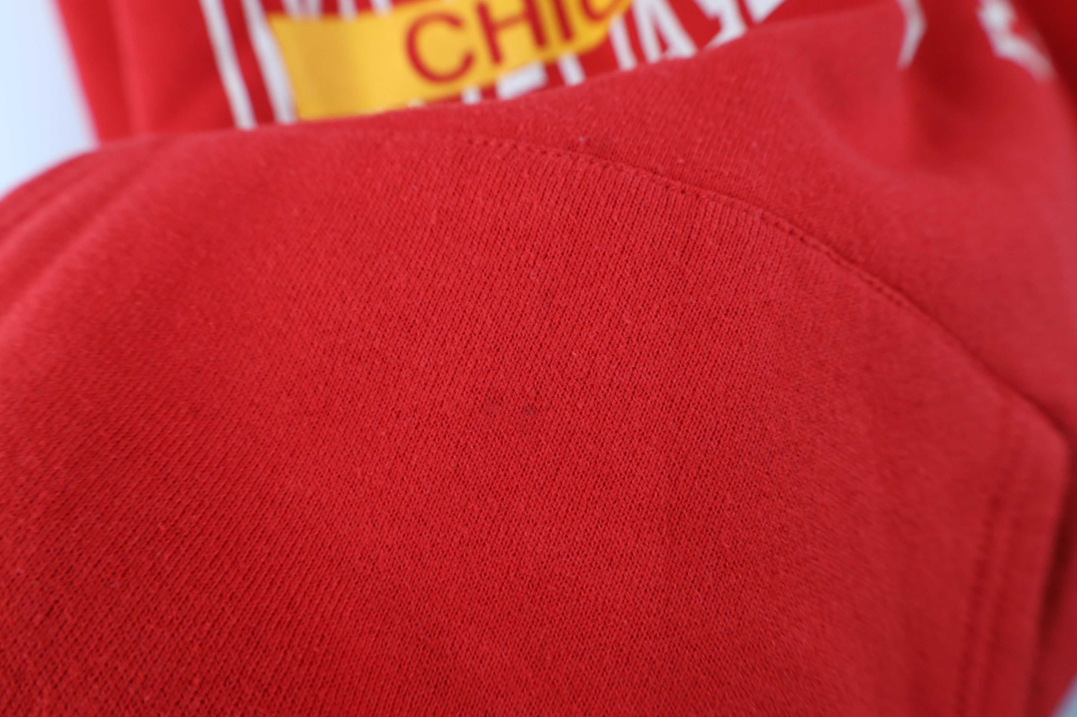 Vintage Vintage 80s 90s Marist Chicago Hoodie Sweatshirt Red USA Size US XL / EU 56 / 4 - 8 Thumbnail
