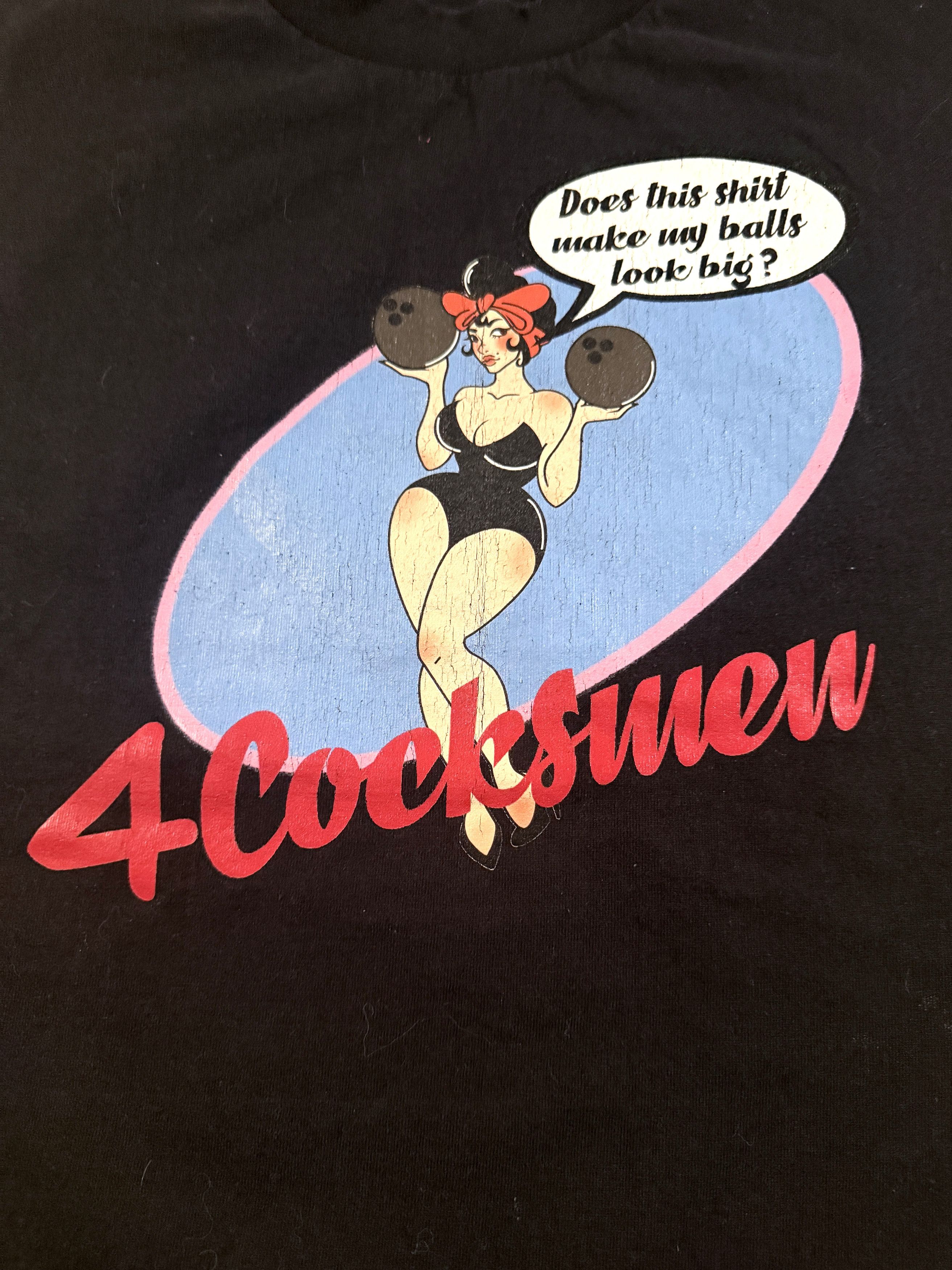 Vintage 4 Cocksmen Big Balls Red Robin L Vintage Shirt 1of1 Bowling Size US L / EU 52-54 / 3 - 1 Thumbnail