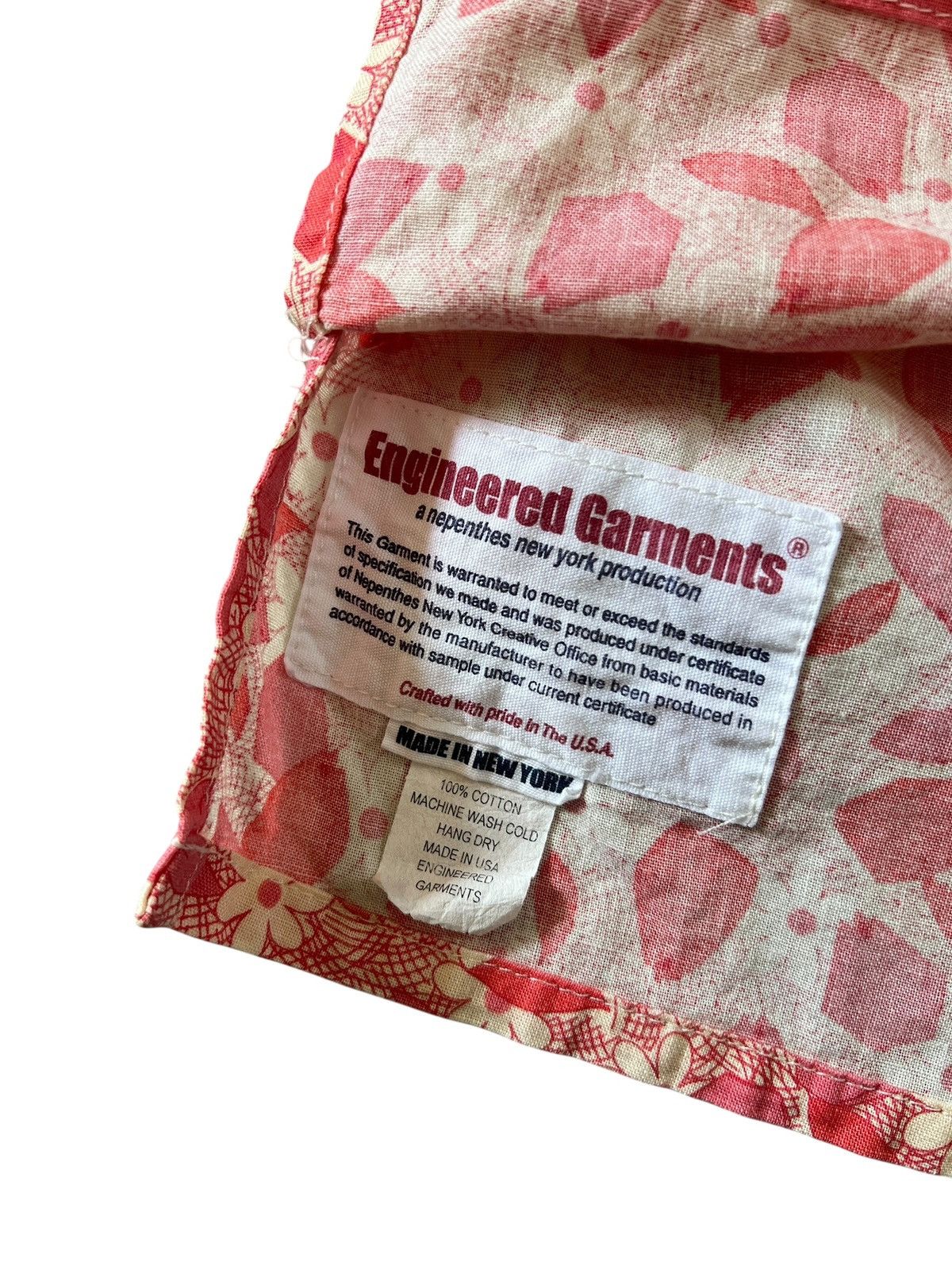 Engineered Garments Engineered Garments Floral Motif Popover Button Down Shirt Size US S / EU 44-46 / 1 - 8 Thumbnail