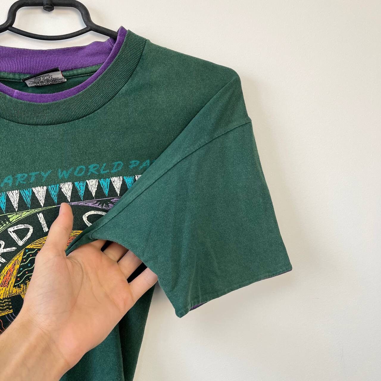 Vintage Vintage 1991 Mardi Gras New Orleans Logo T-Shirt Signal Size US M / EU 48-50 / 2 - 8 Thumbnail