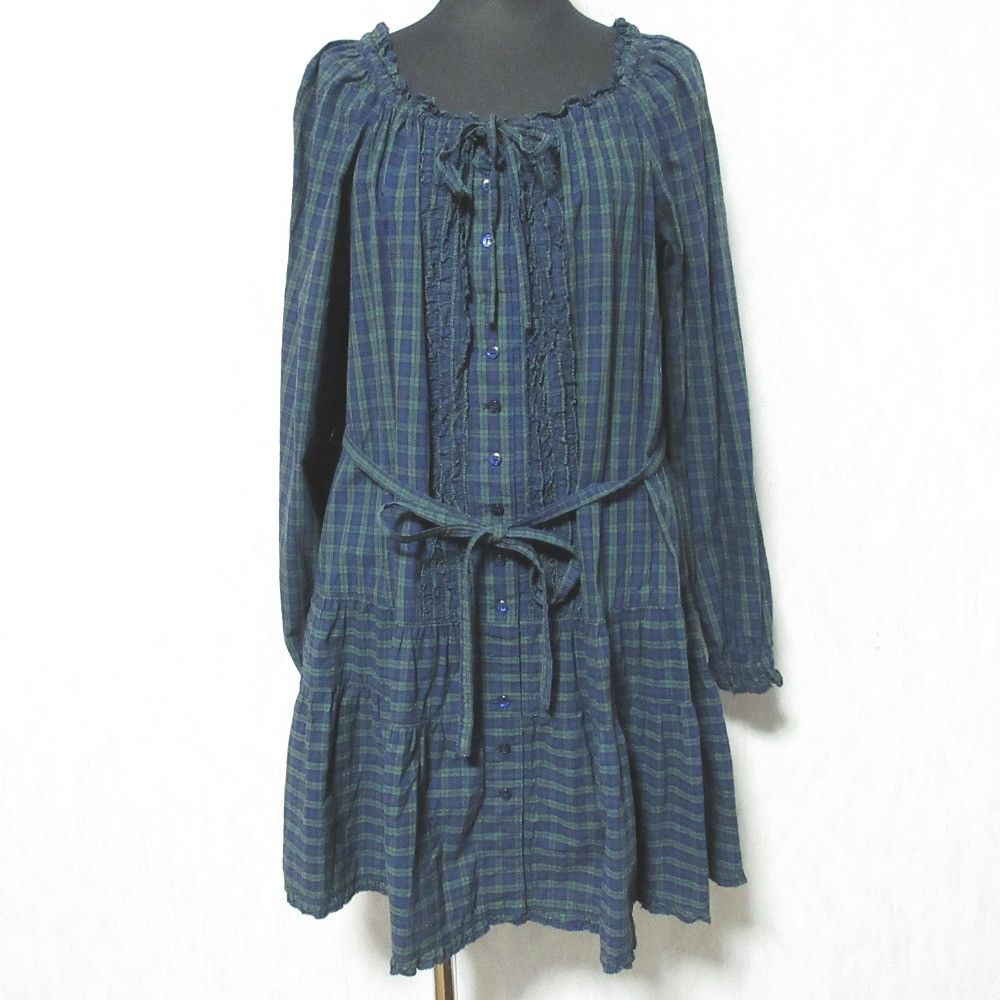 Other Other PINK HOUSE Check Cotton Dress Textile Dresses DUTY FREE for USA Size ONE SIZE - 1 Thumbnail