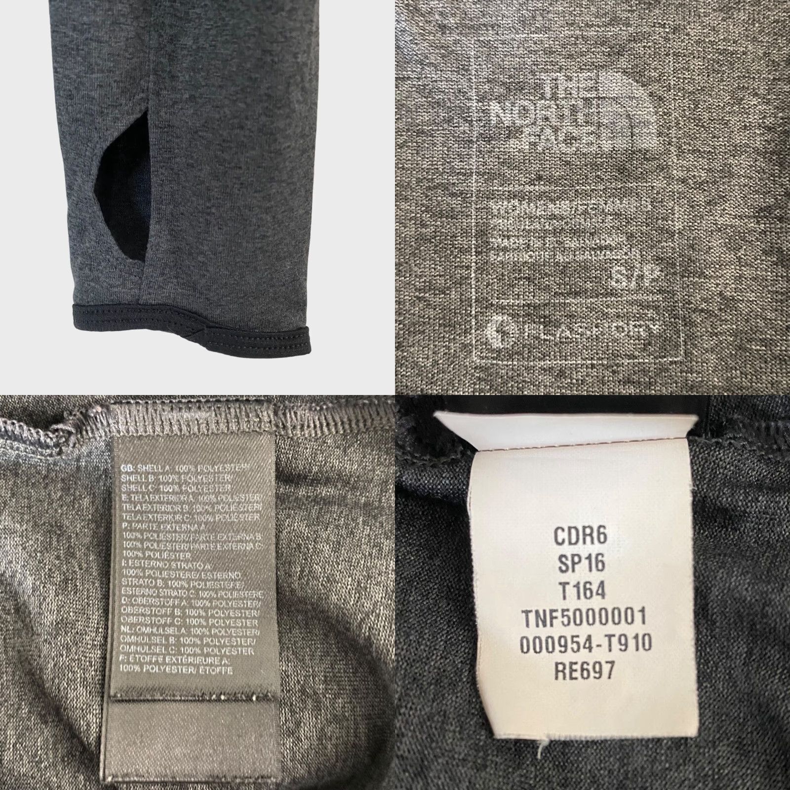The North Face The North Face Reactor Hoodie Gray Lightweight Pullover Sweatshirt Small Womens Size S / US 4 / IT 40 - 8 Thumbnail