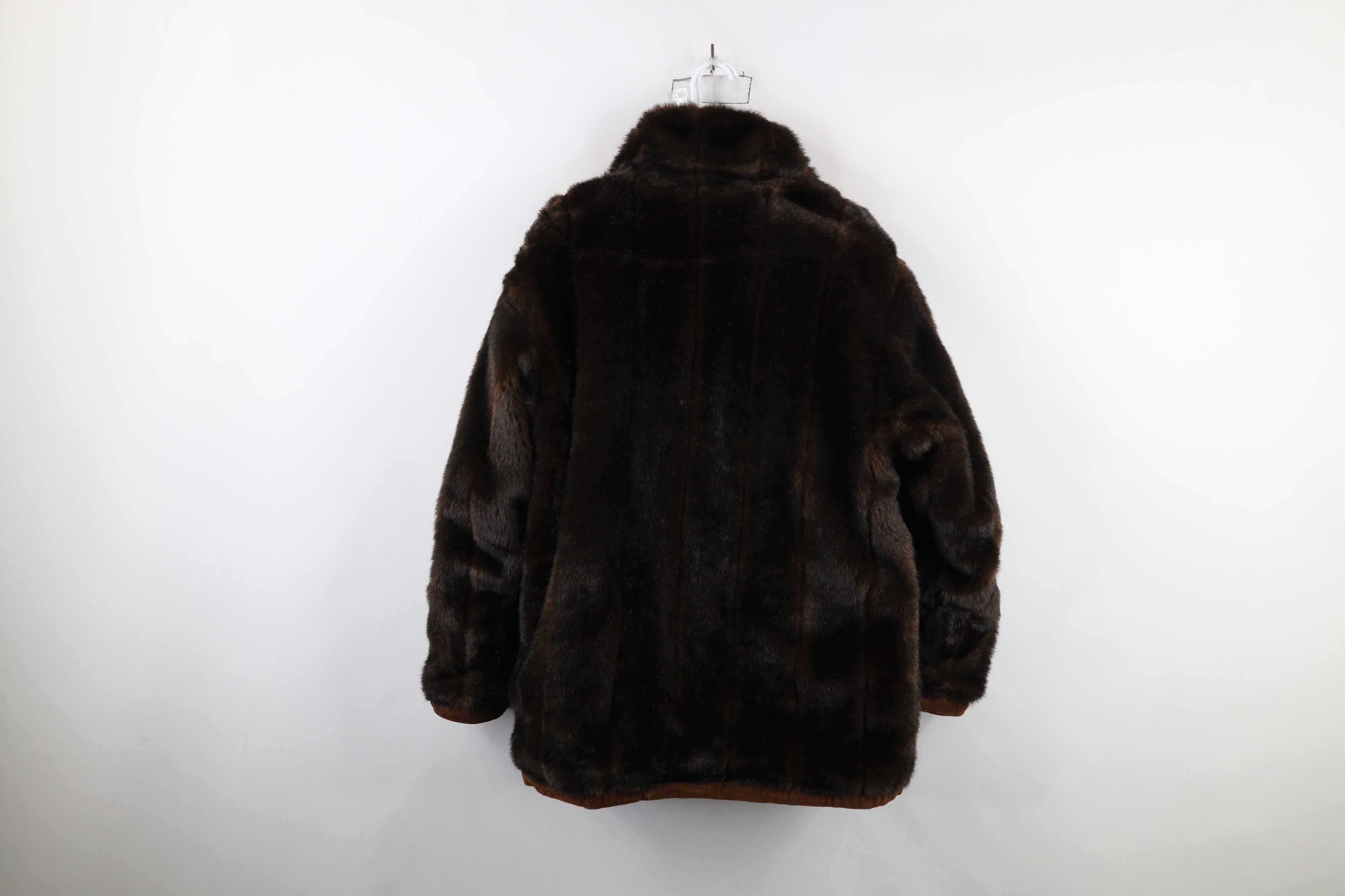 Vintage Vintage 90s Streetwear Reversible Faux Fur Pennylane Jacket Size L / US 10 / IT 46 - 15 Thumbnail
