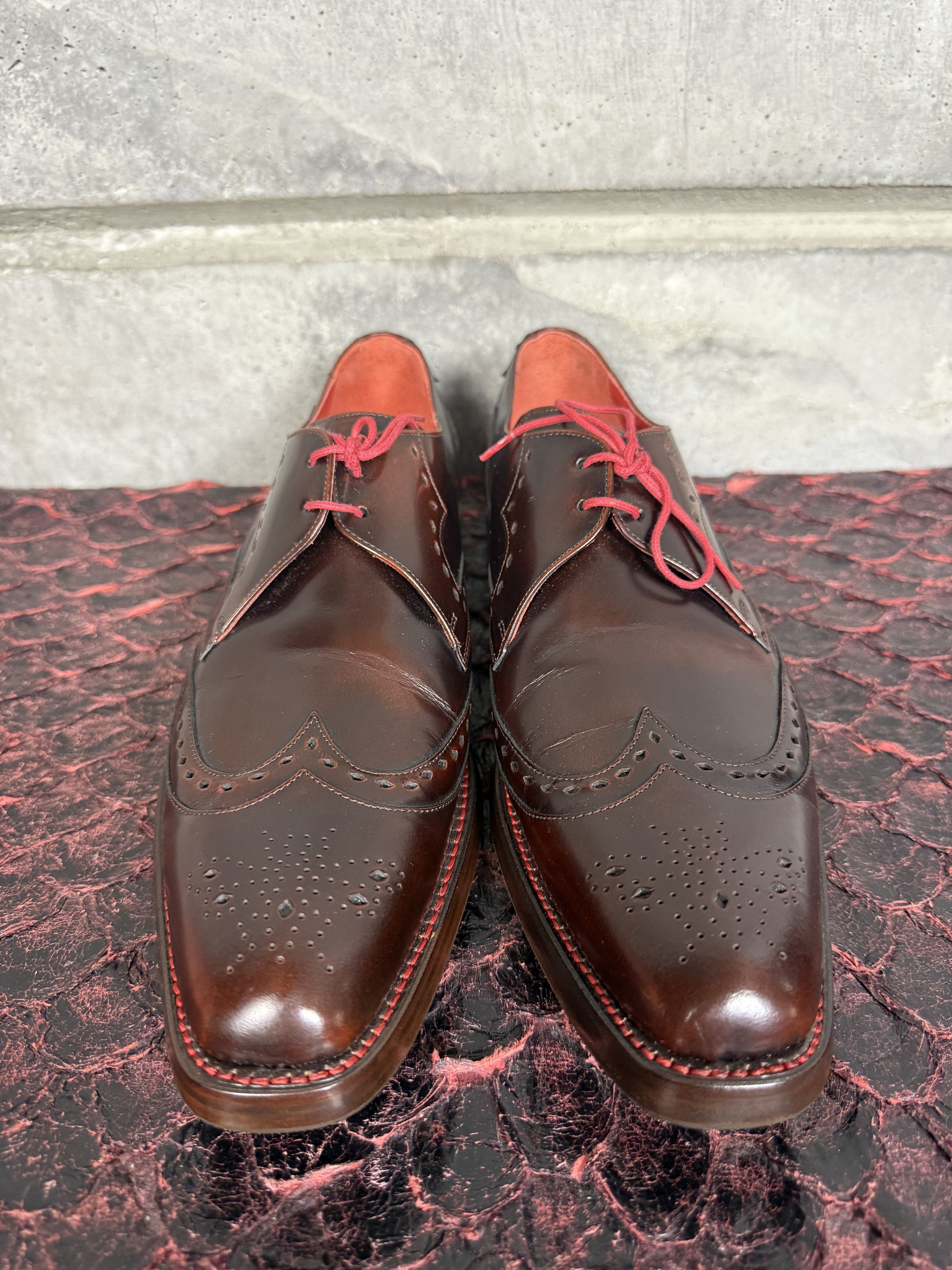 Jeffery West Jeffery West Brown Dexter Derby Shoes Size US 9 / EU 42 - 3 Thumbnail