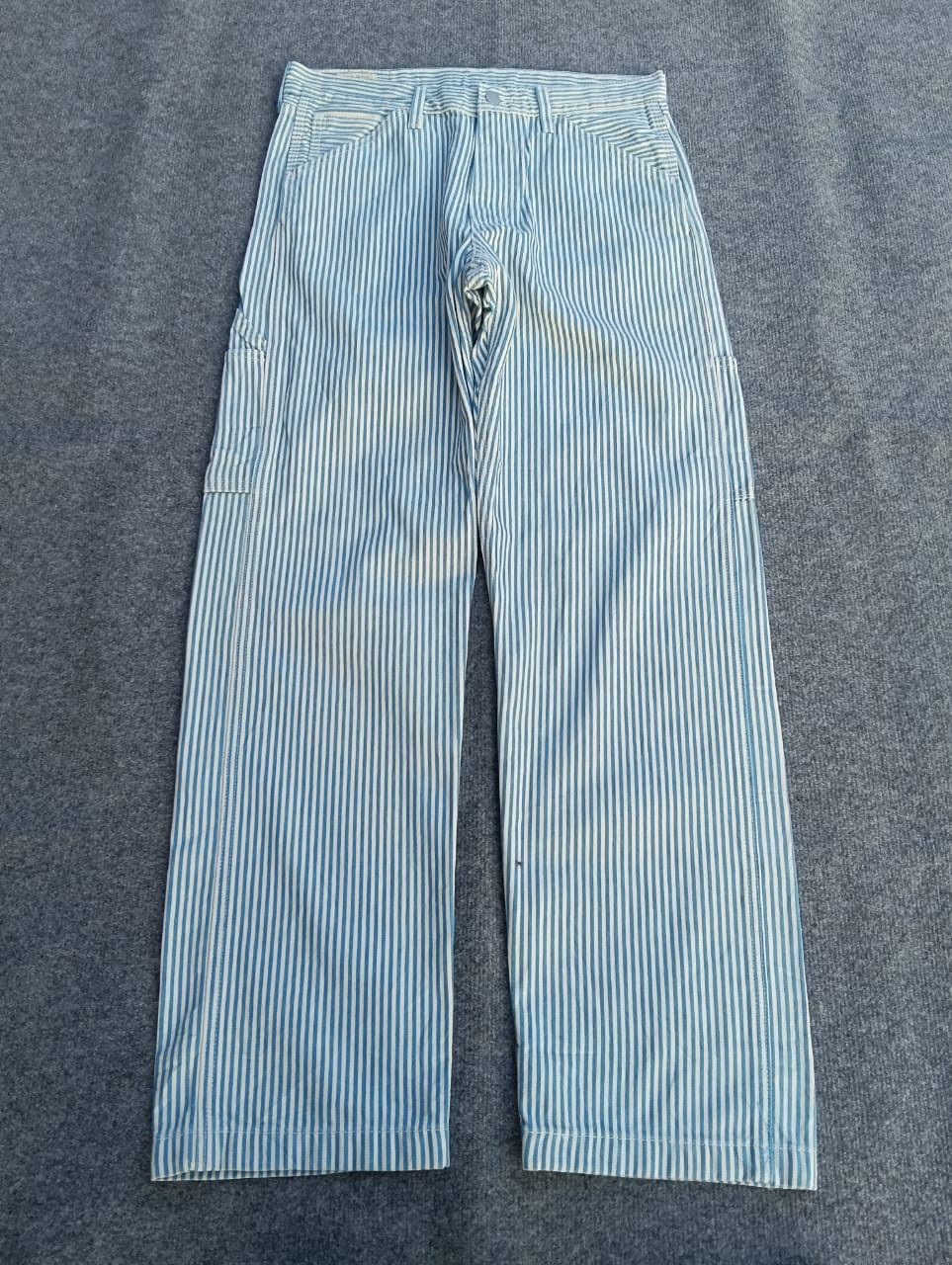Levi's Levi’s Stay Loose BIG E Carpenter Pants-Hickory Stripe. RARE Size US 31 - 2 Thumbnail