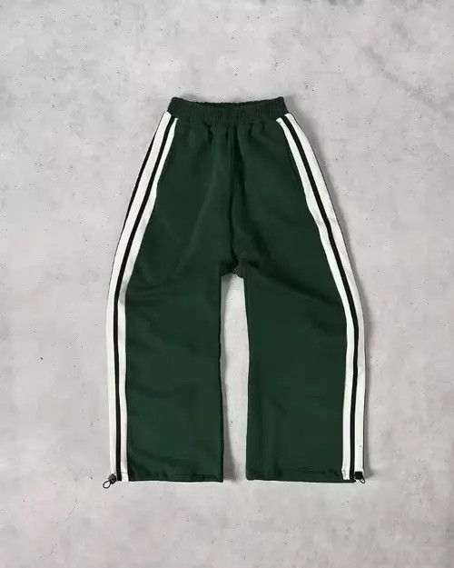 Japanese Brand Mizuho x Hioki Stripes Fashion High Waist Wide-leg Pants Size US 30 / EU 46 - 7 Thumbnail