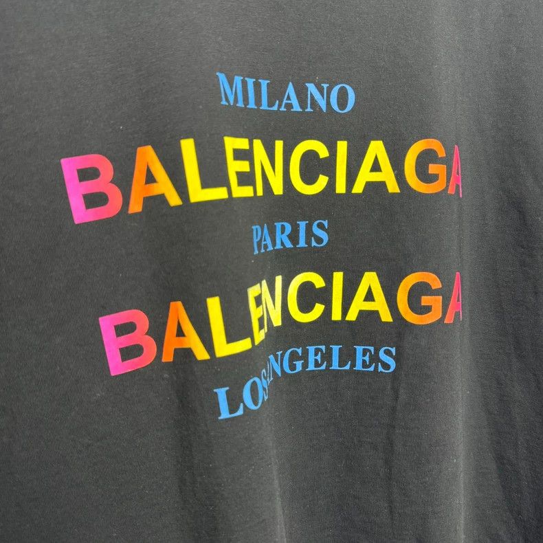 Balenciaga Balenciaga Black cotton short sleeves 2502-Nextarrow Size US S / EU 44-46 / 1 - 2 Thumbnail