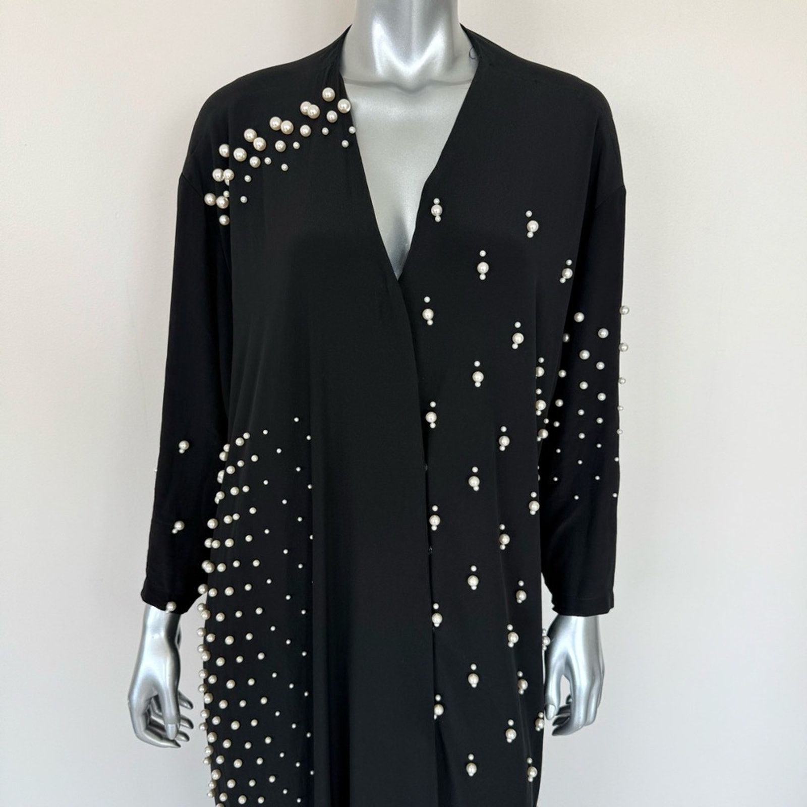 Stella McCartney Stella Maccartney women silk dress with pearls 42 IT or 6US Size M / US 6-8 / IT 42-44 - 4 Thumbnail
