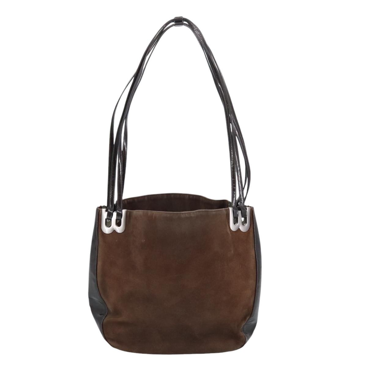 Bally Brown Suede Shoulder Bag (Pre-Owned) Size ONE SIZE - 1 Thumbnail