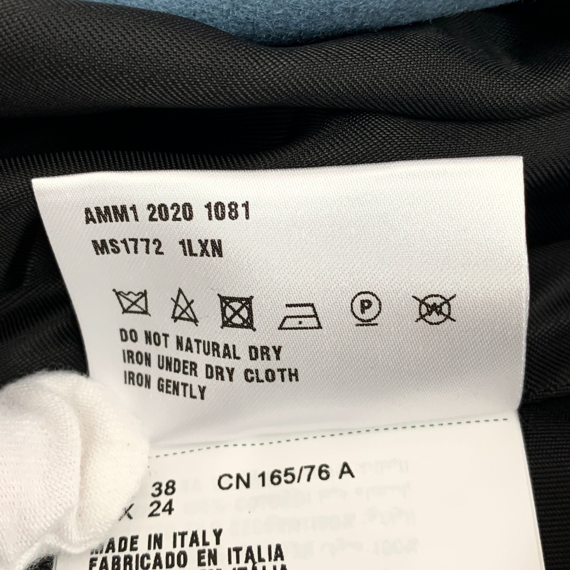 Miu Miu MIU MIU X ROTHSCHILD Light Blue & Black Wool Double Breasted Size XS / US 0-2 / IT 36-38 - 3 Thumbnail