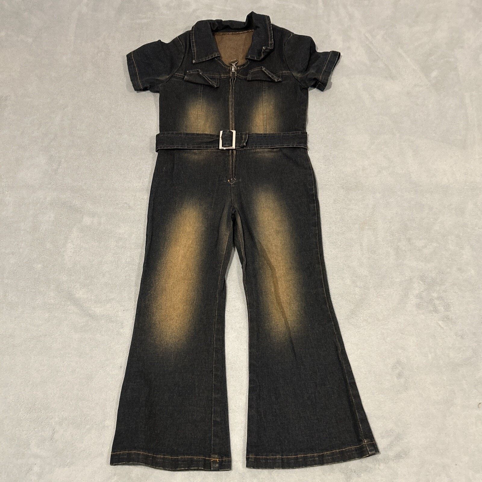 Disney Disney Overall Coveralls Boys Small Flare Baggy Bell Bottom Size S / US 4 / IT 40 - 1 Thumbnail