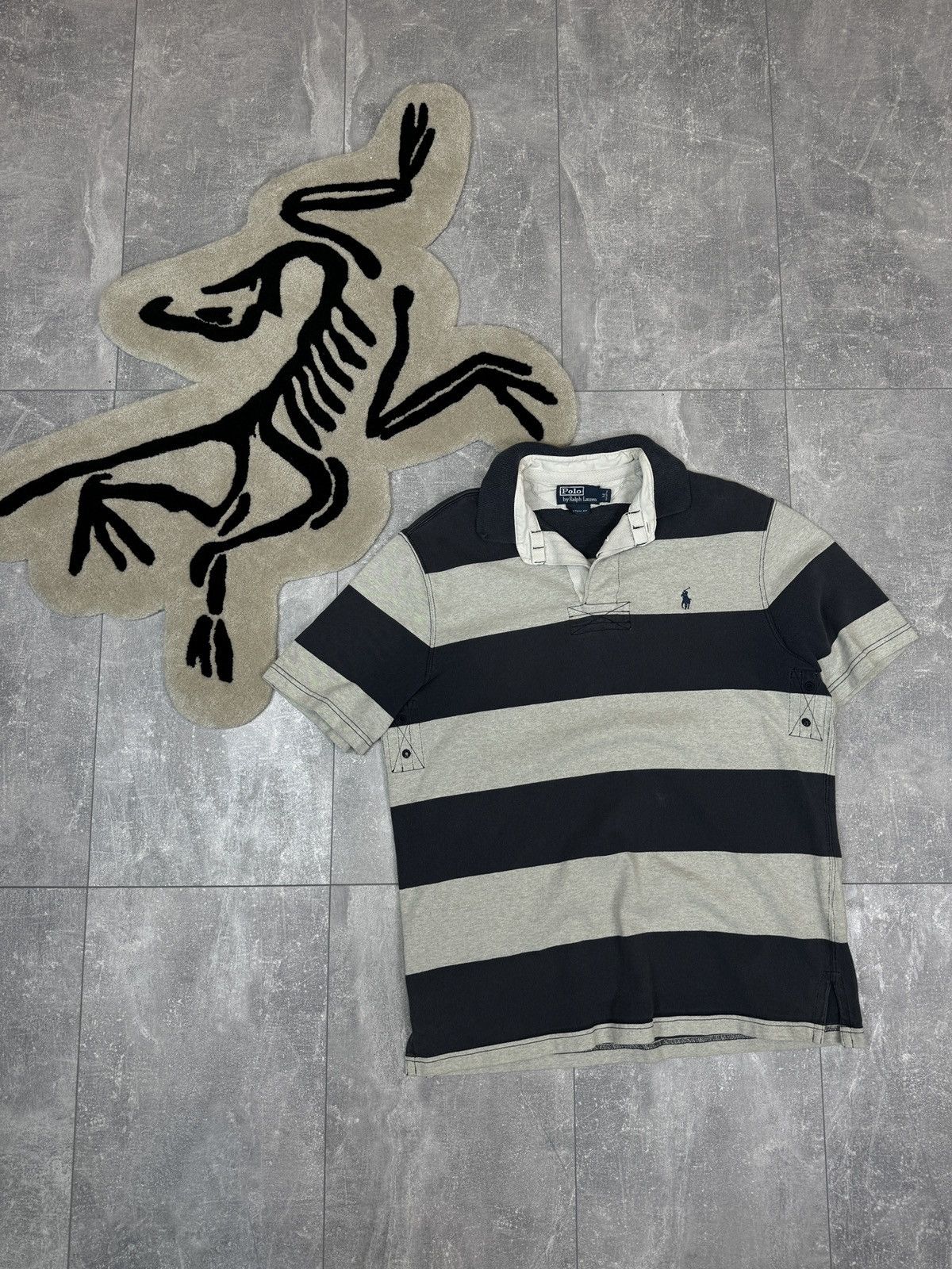Polo Ralph Lauren Mens Vintage Polo Ralph Lauren rugby polos T-shirt tee y2k Size US M / EU 48-50 / 2 - 2 Thumbnail