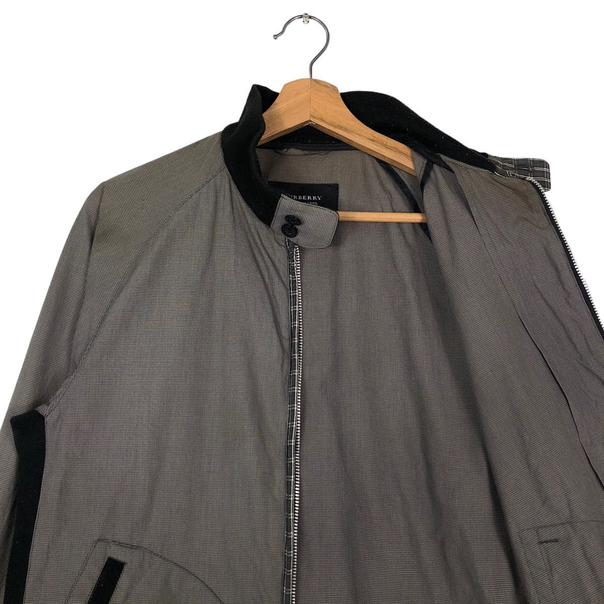 Burberry 🔥Vintage Bomber Jacket Zipper Burberry Black Label Size US M / EU 48-50 / 2 - 12 Thumbnail