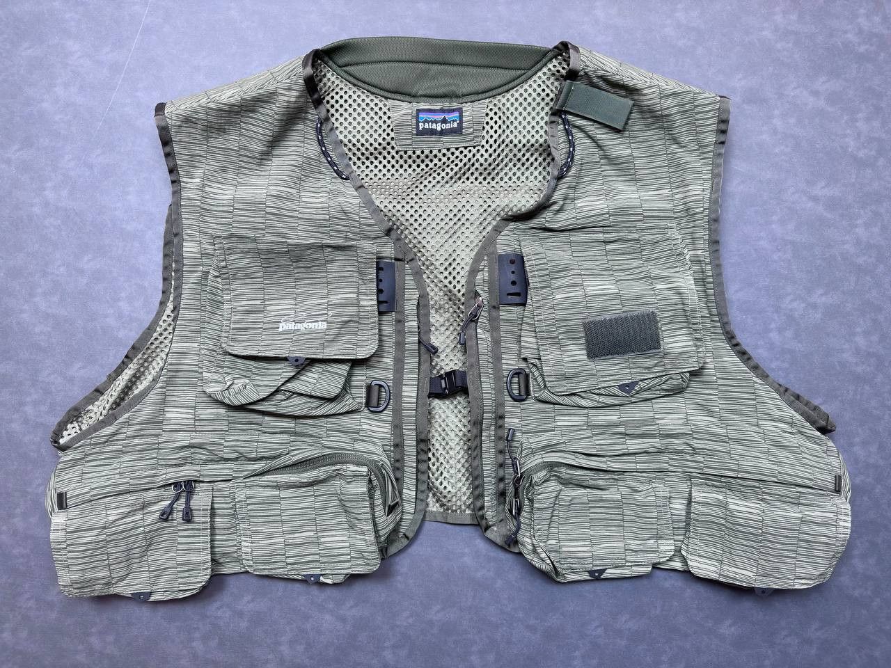 image of Outdoor Life x Patagonia New XL Mens Fishing Vest Gorpcore Simms in Green