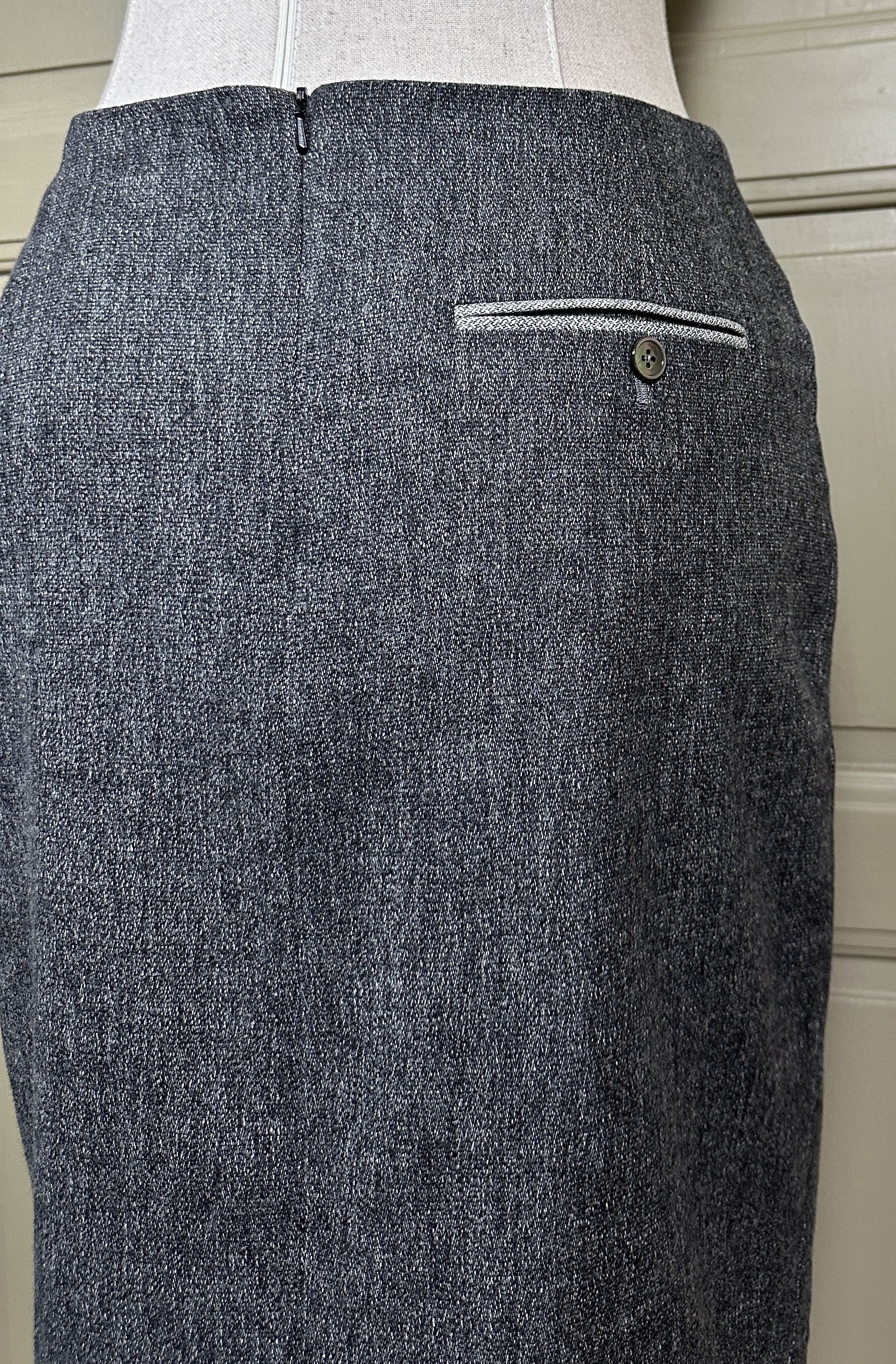 Paul Smith Wool Midi Skirt Size 30" / US 8 / IT 44 - 5 Thumbnail