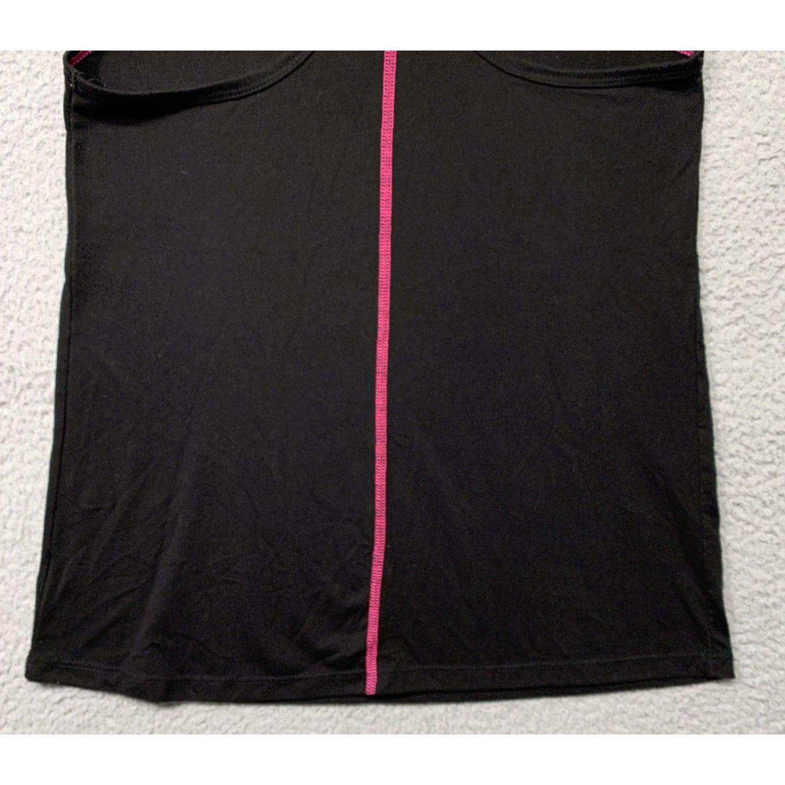 Athletic Works Athletic Works Women's M Racerback Tank Top Black "Plank Now Wine Later" Size M / US 6-8 / IT 42-44 - 6 Thumbnail
