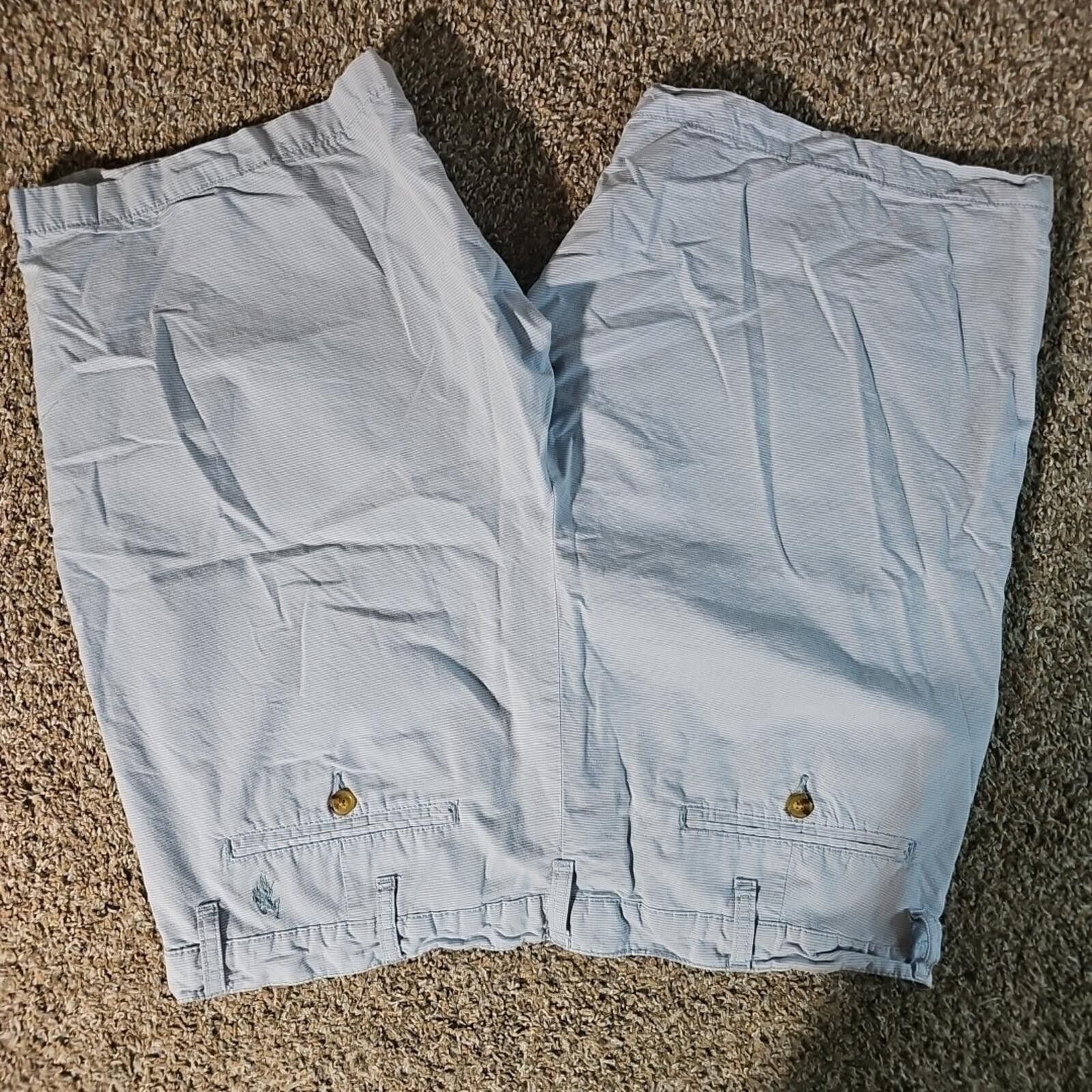 U.S. Polo Assn. U.S. POLO Sz 38 Blue Seersucker Shorts Size US 38 / EU 54 - 6 Thumbnail