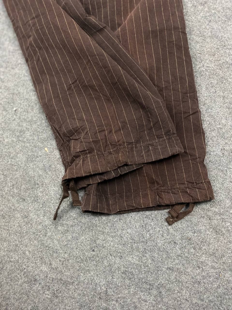 Japanese Brand vintage japanese brands striped cargo pants sunfaded Size US 35 - 4 Thumbnail