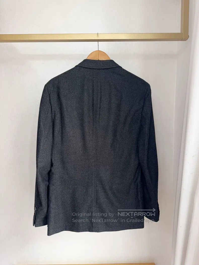 Hermes Hermes Black Woolen Men's Suit Jacket Size 48R - 5 Thumbnail