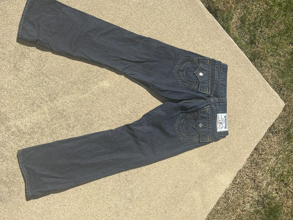 True Religion True Religion Straight Flap Red/Orange Stitching Size US 31 - 3 Thumbnail