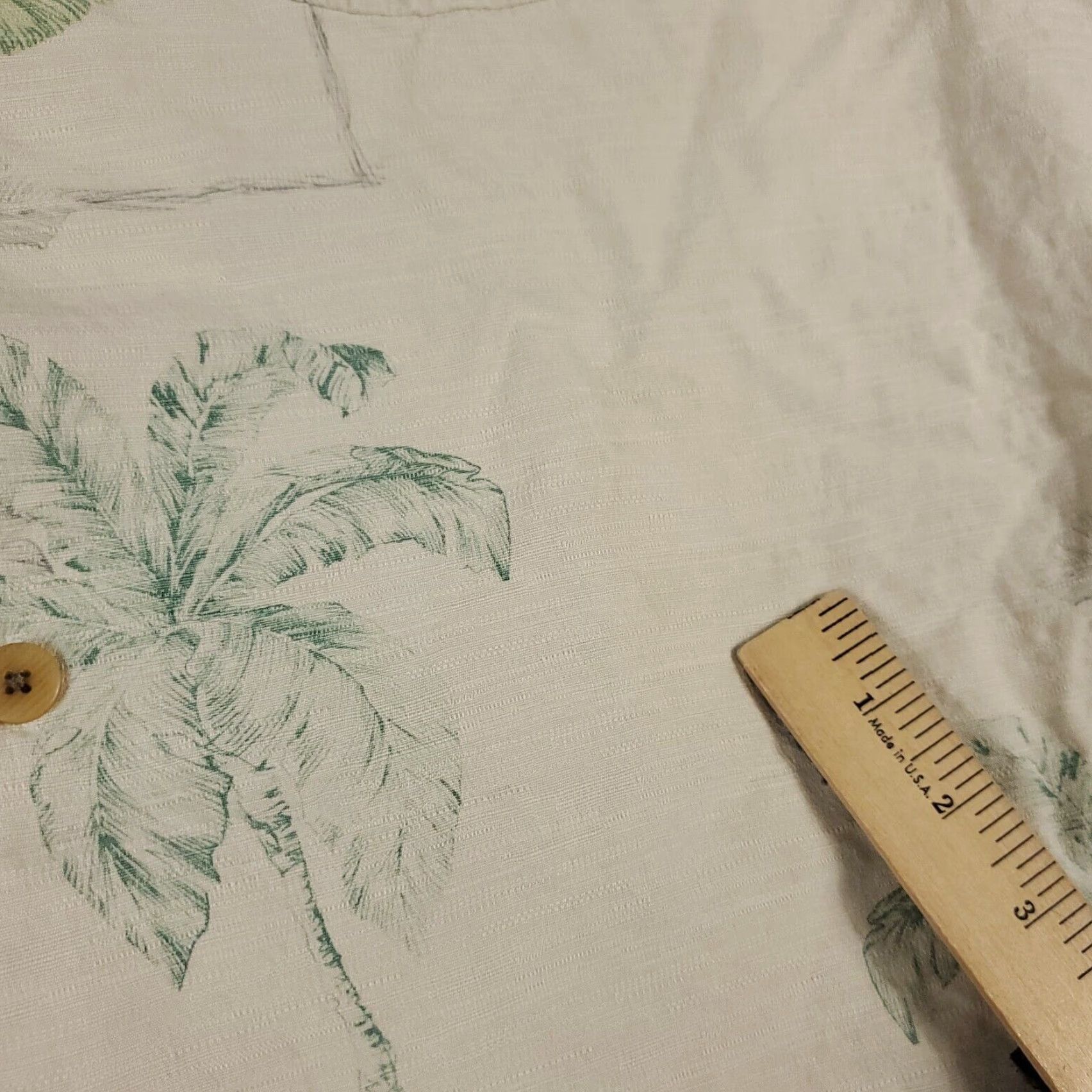 Tommy Bahama Tommy Bahama Shirt Mens XL Beige Silk Hawaiian Button-Up Short Sleeve Aloha Mens Size US XL / EU 56 / 4 - 5 Thumbnail