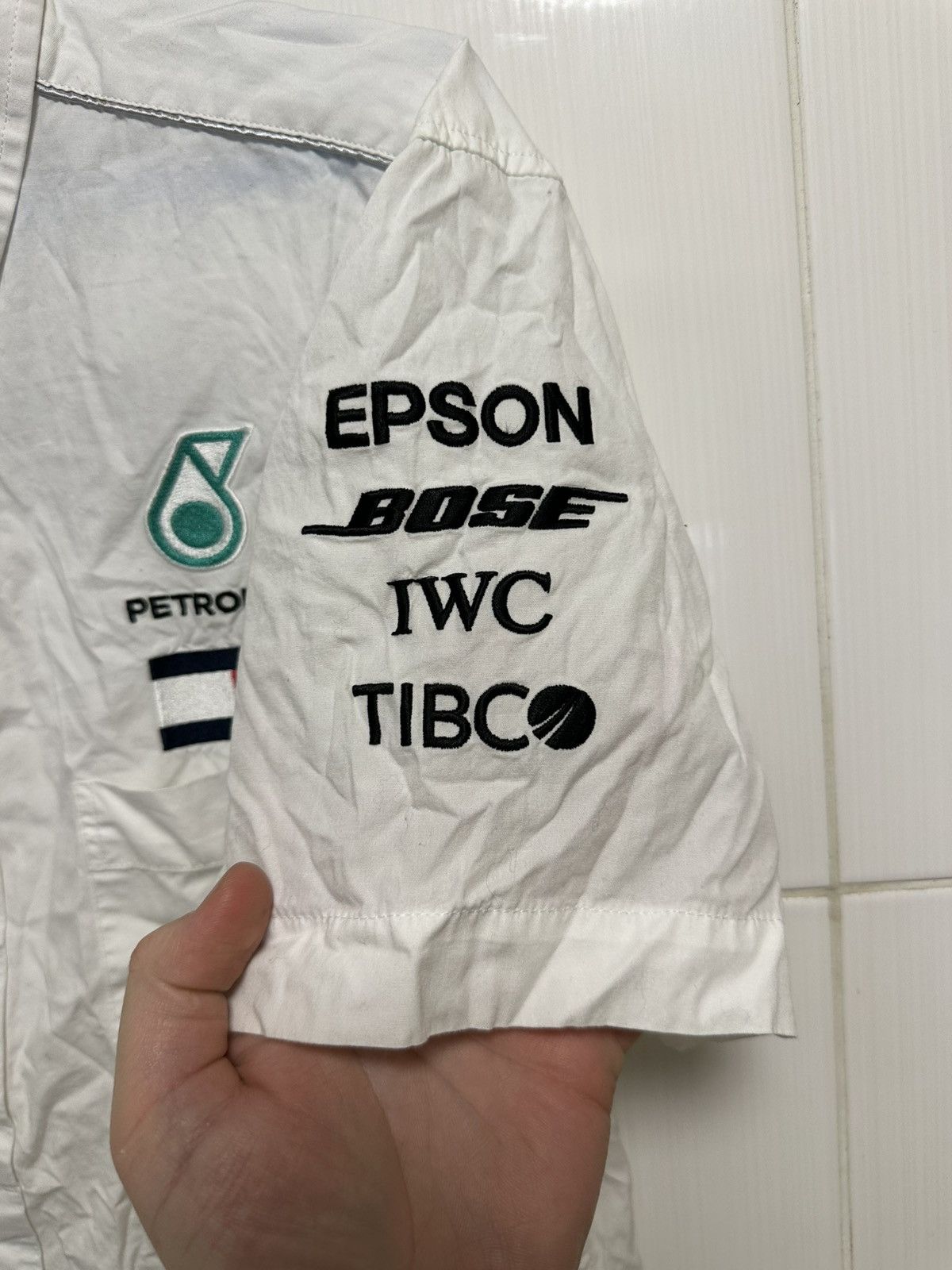 Formula 1 × Mercedes-Benz Mercedes AMG Petronas Tommy Hilfiger Racing short shirts Size US XL / EU 56 / 4 - 5 Thumbnail