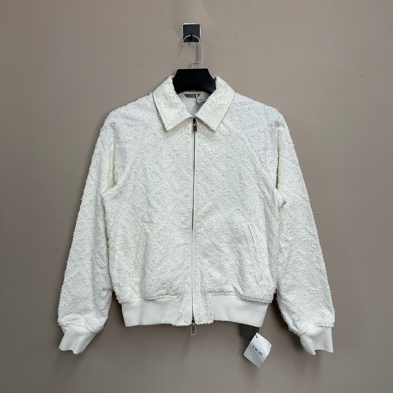 Dior DIOR Diamond Motif Bomber Jacket Size S Size US S / EU 44-46 / 1 - 1 Thumbnail